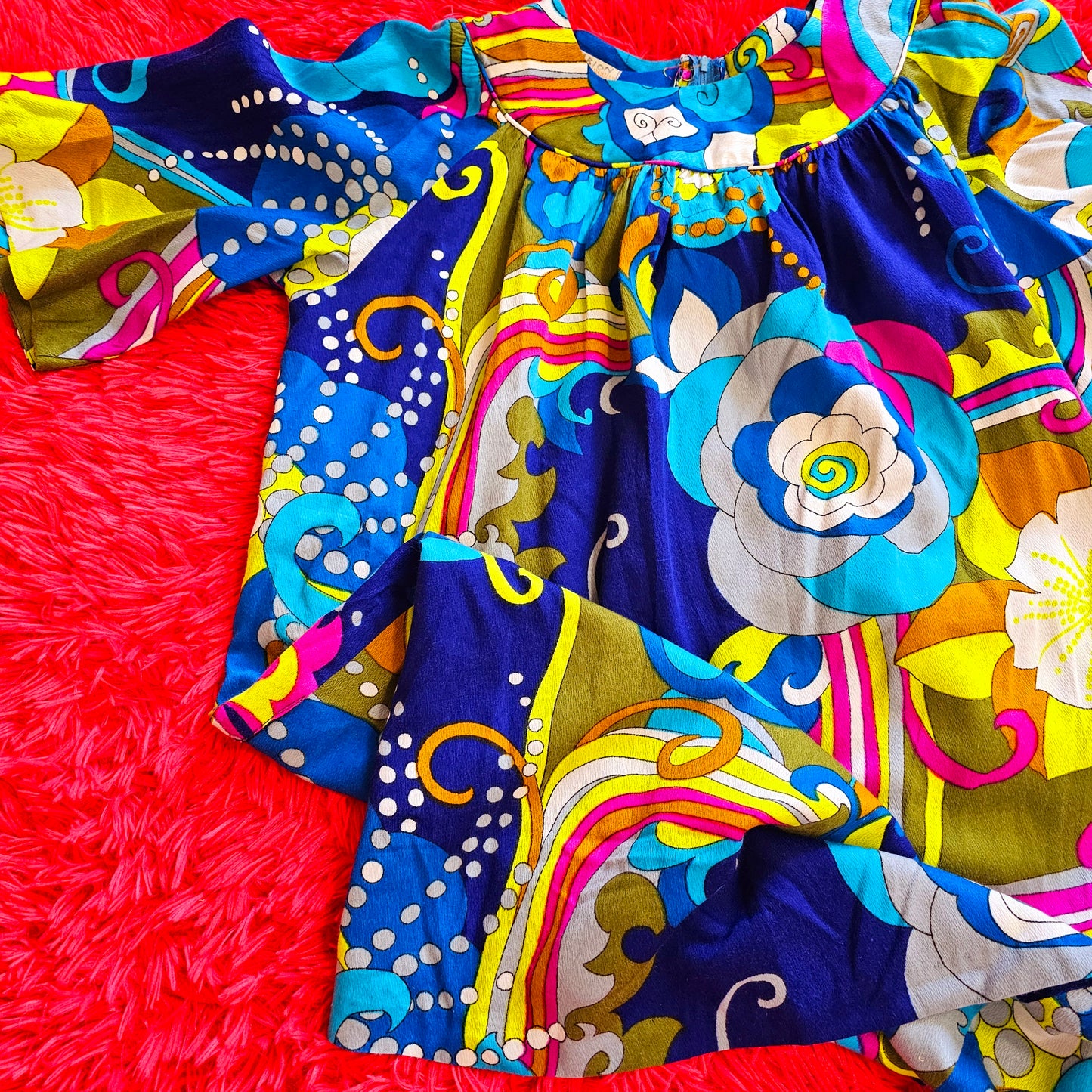 60s Royal Hawaiian Dress (XL)