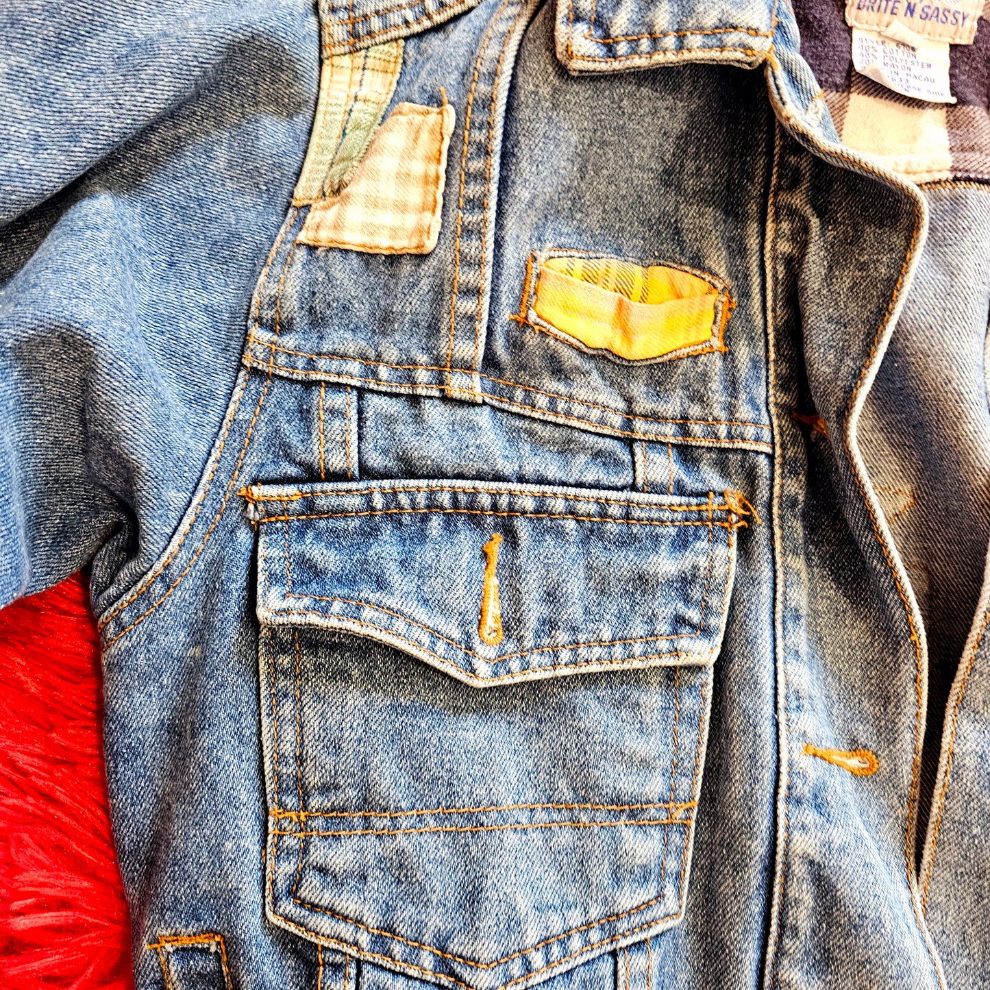80s Brite N Sassy Jean Jacket (S/M)