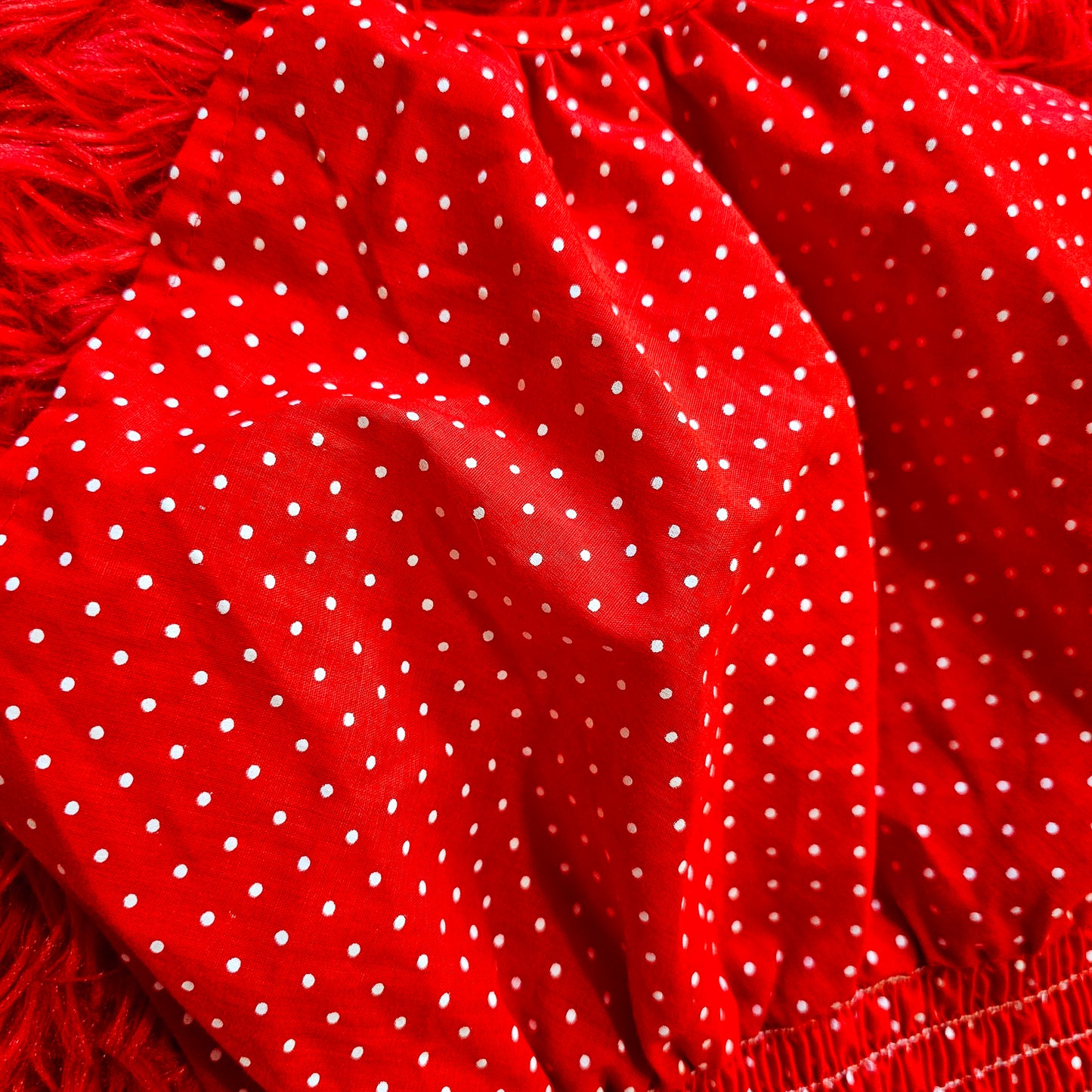 70s Polka Dot Halter Top (XS-M)