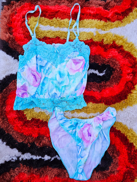 80s Ashley Taylor Sleepwear/Lingerie Set (M)