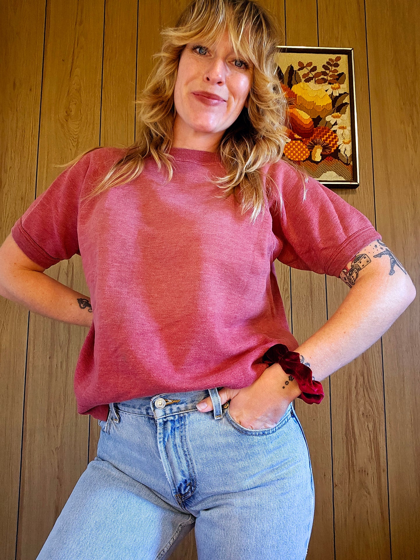 80s Short Sleeve Pullover Sweatshirt (S-L)