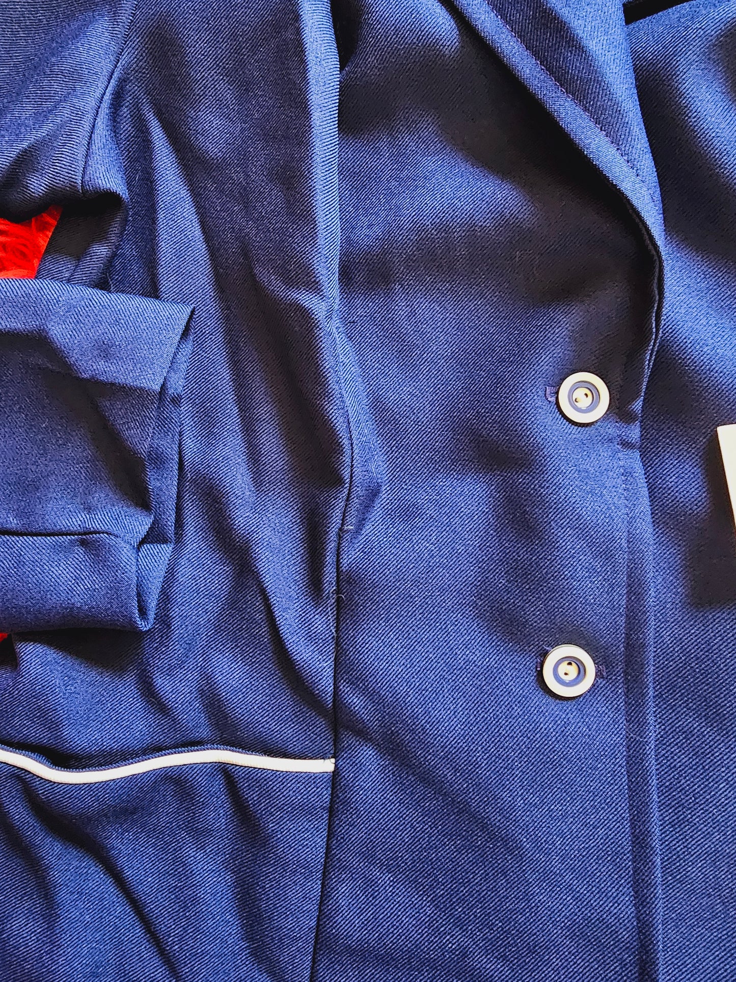 Deadstock 70s/80s Navy Blue Blazer (M/L)