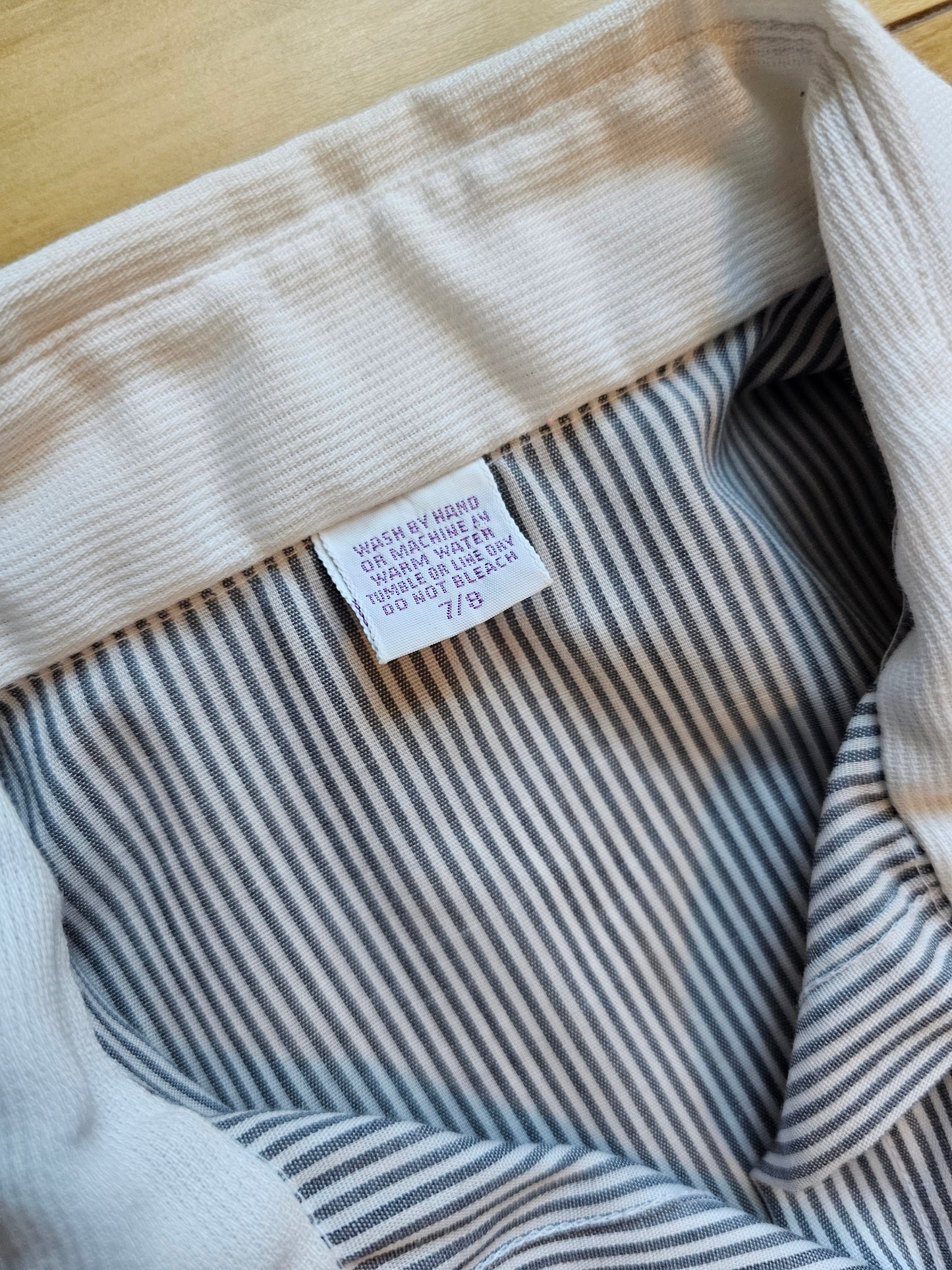 80s/90s Striped Button Down (M)