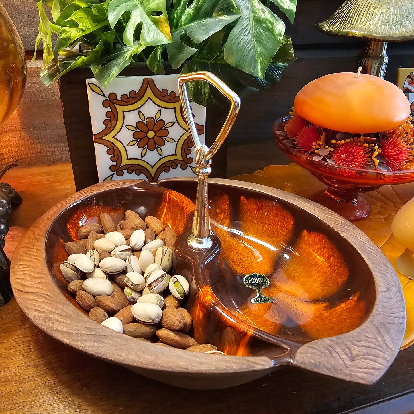 60s/70s SequoiaWare Nut Bowl
