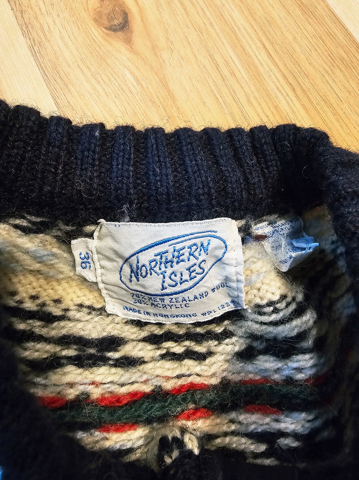 80s New Zealand Wool Sweater (S)