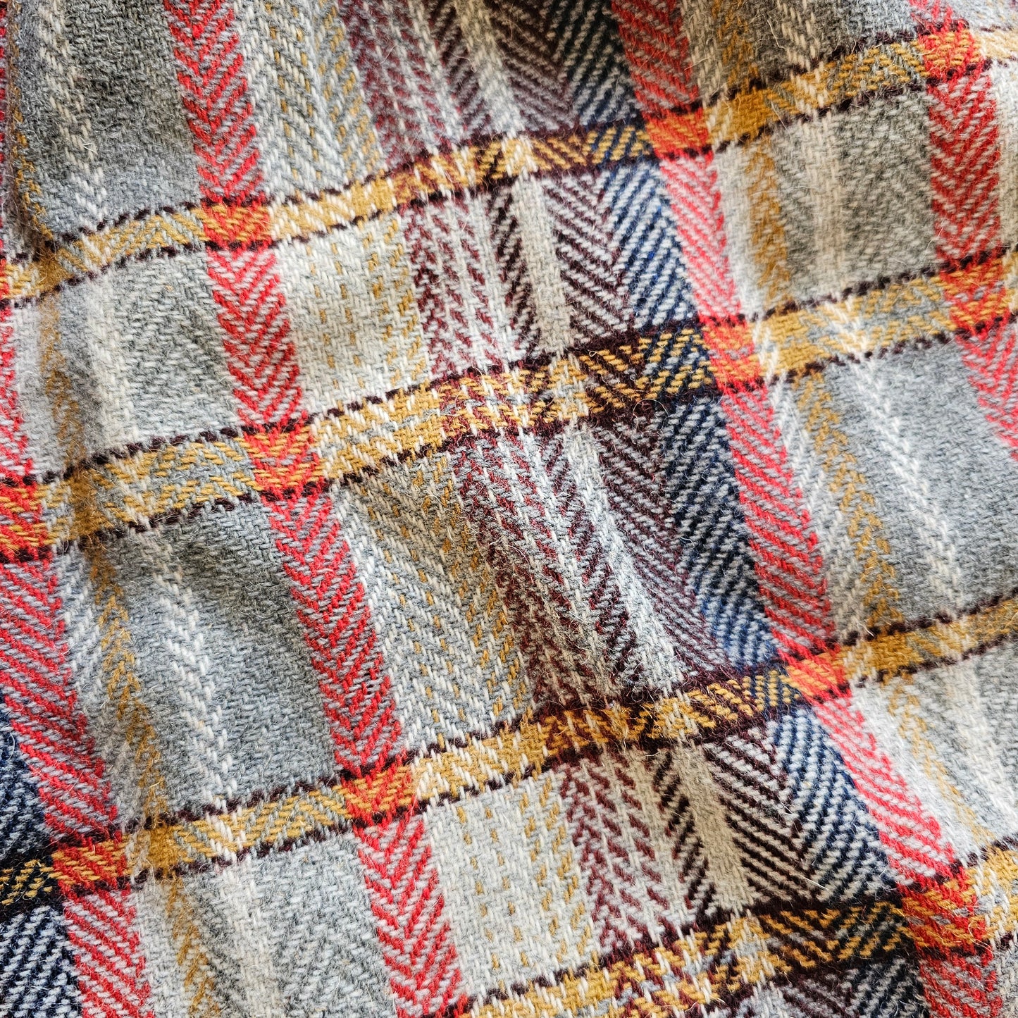 60s/70s "Hunter Sport" Plaid Skirt (L)