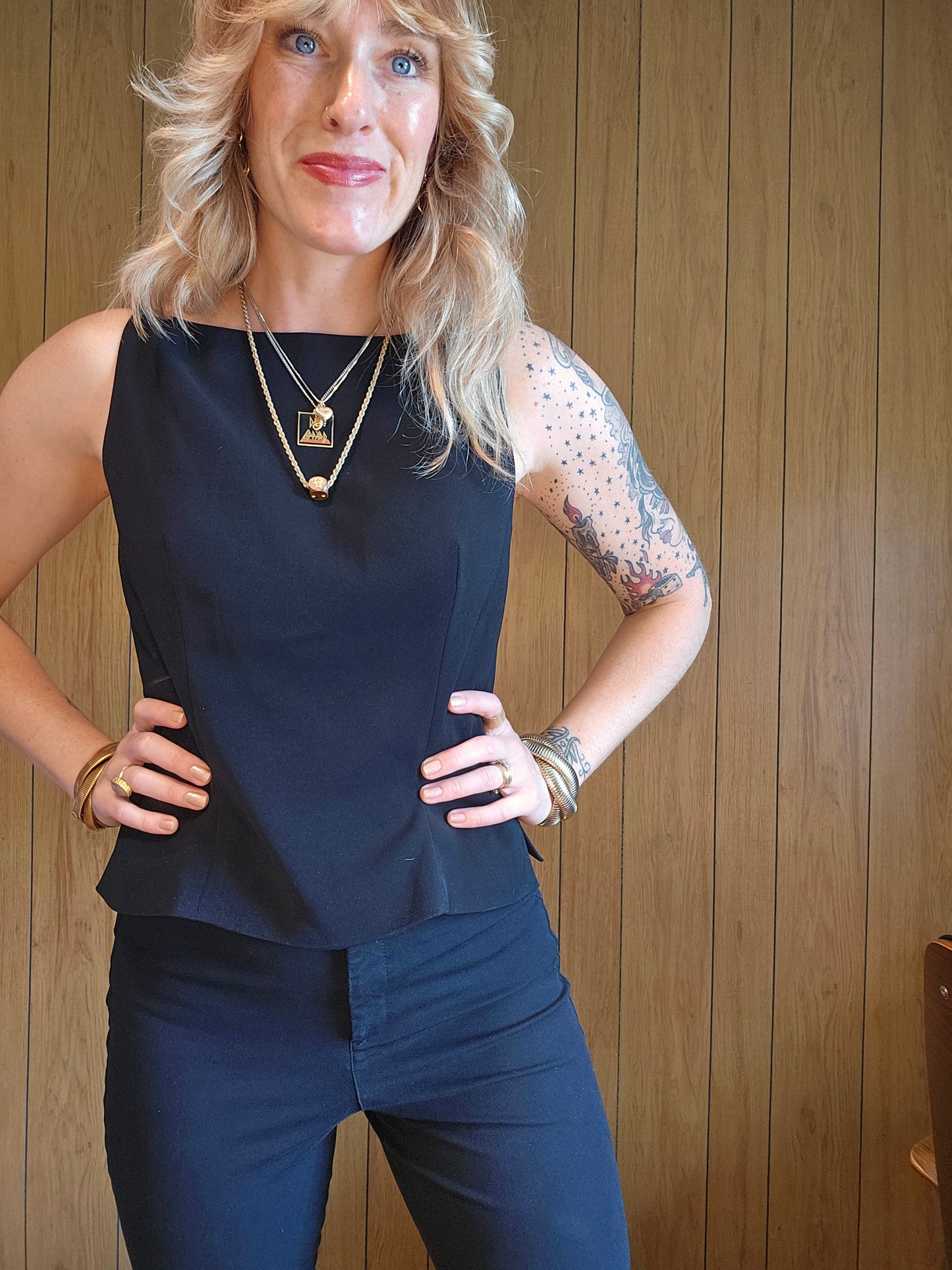 80s Gia Sleeveless Top (S/M)