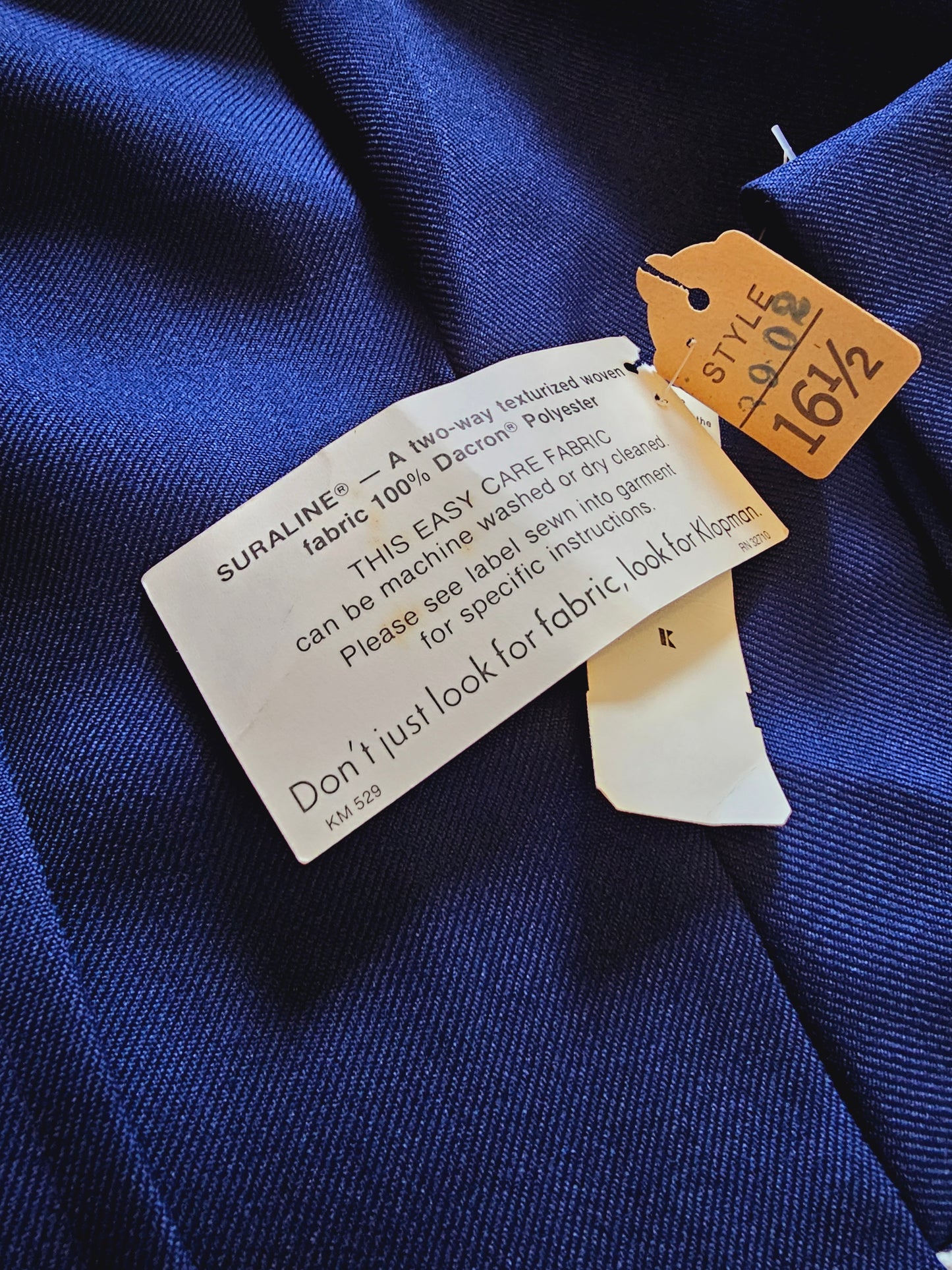Deadstock 70s/80s Navy Blue Blazer (M/L)