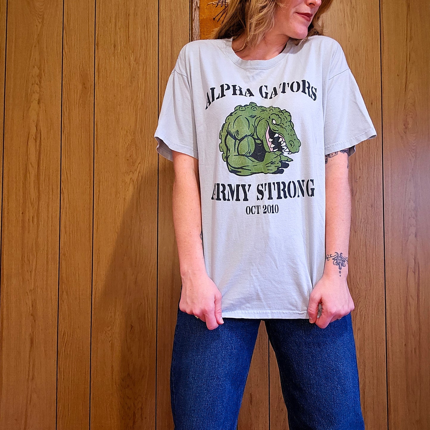 Y2K Alpha Gators Military Battalion Tee (L)