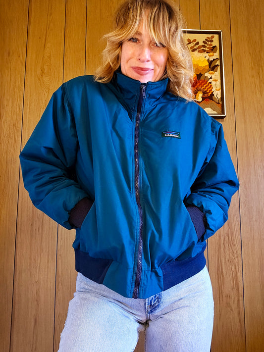 80s/90s LLBean "Warm-Up Jacket" (S/M)