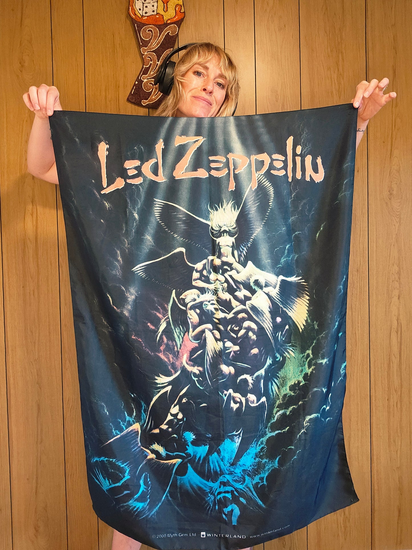 Y2K 2000 Led Zeppelin Tapestry/Fabric Poster