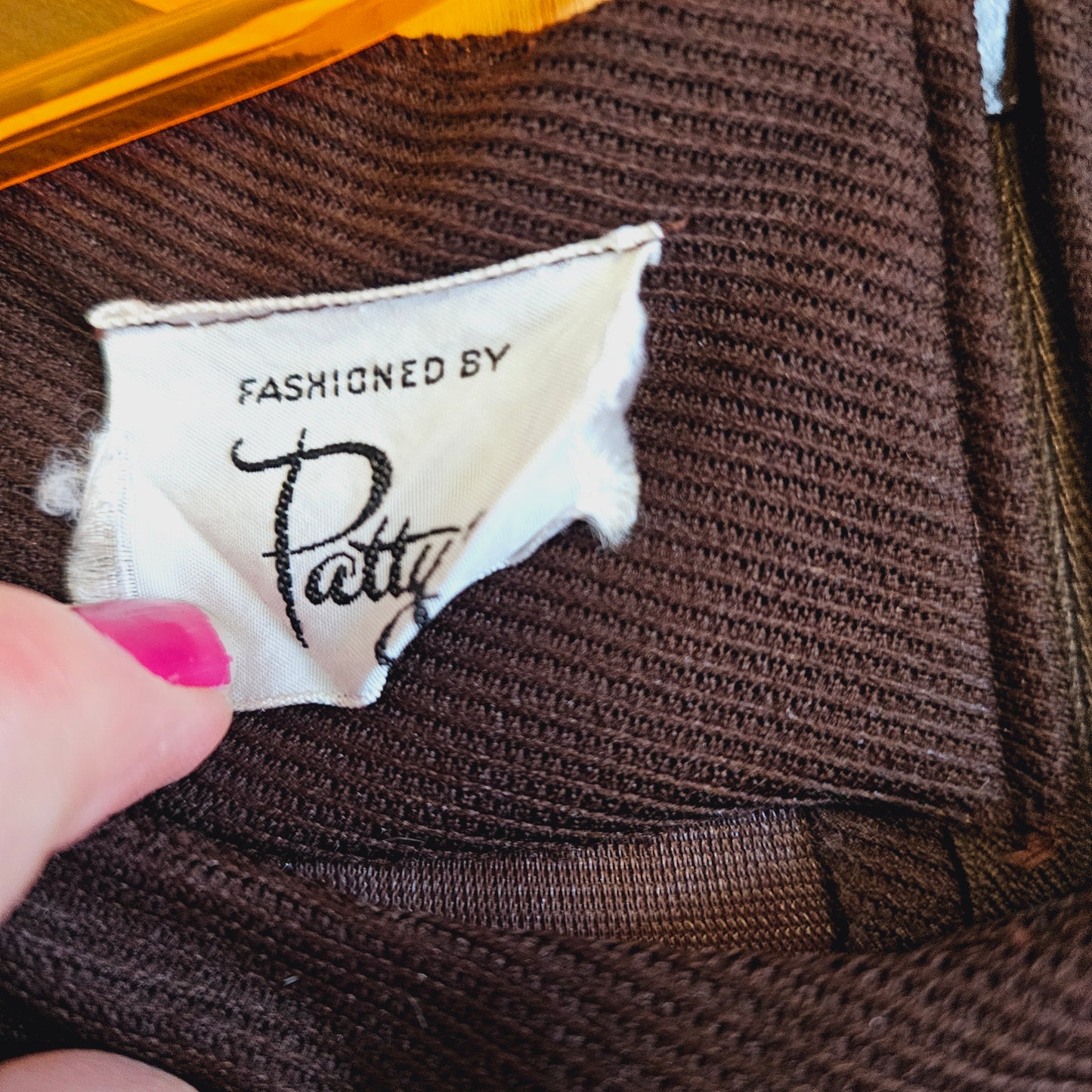 60s "Fashioned by Patty" Belted Mini Dress