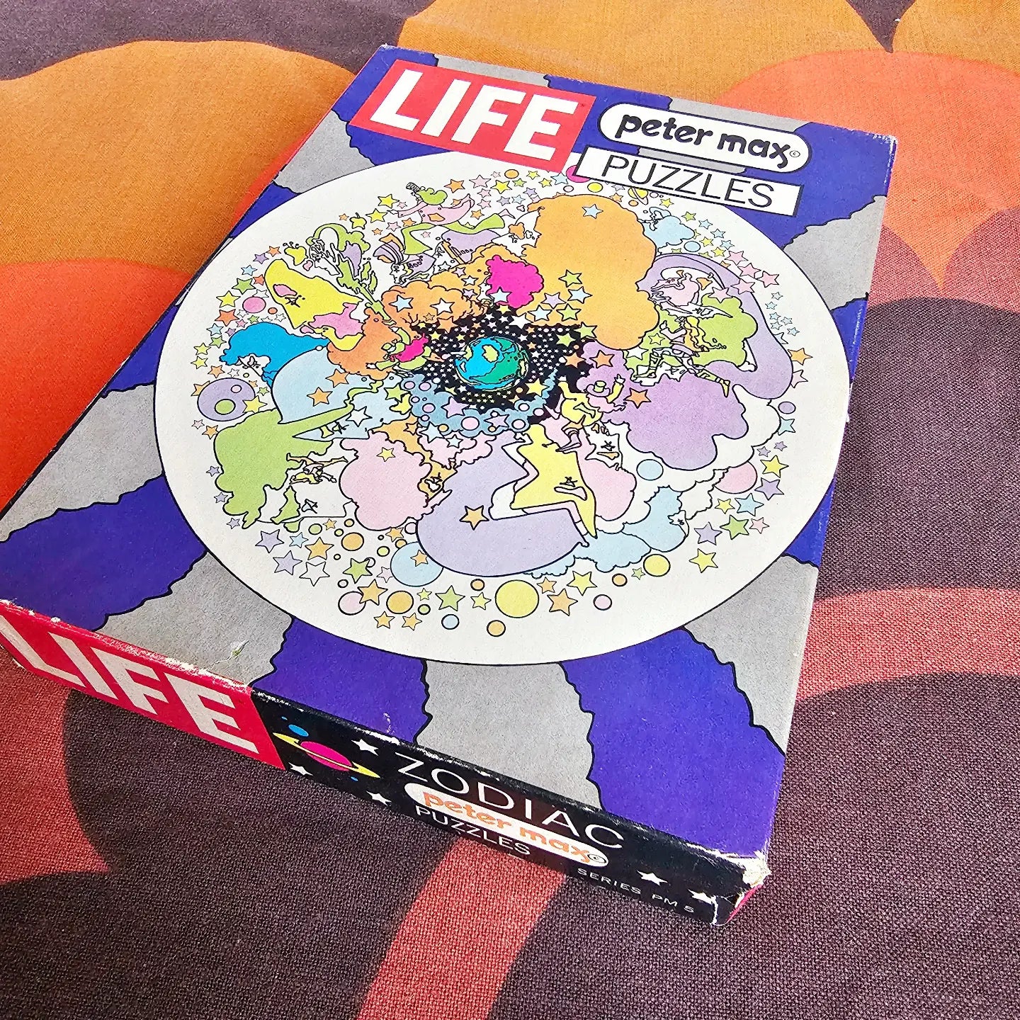 RARE 70s Peter Max Astrology Puzzle – Vice Of The Vintage Variety RARE 70s Peter Max Astrology Puzzle – Vice Of The Vintage Variety