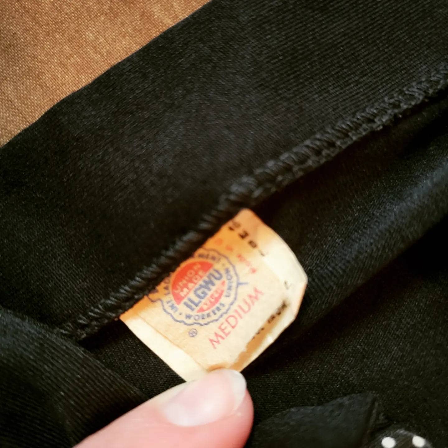 60s/70s ILGWU union made top XS/S