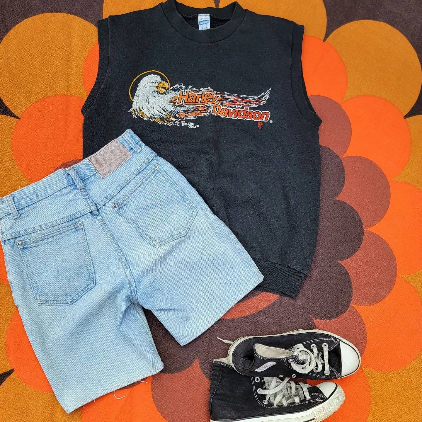 80s/90s Reworked Vintage Cutoff Jean Shorts