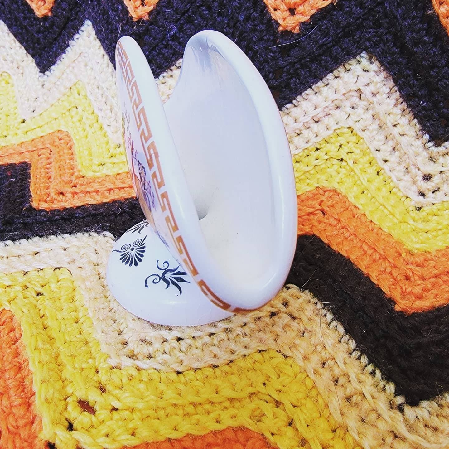 Ceramic Greek Taco Holder Art?