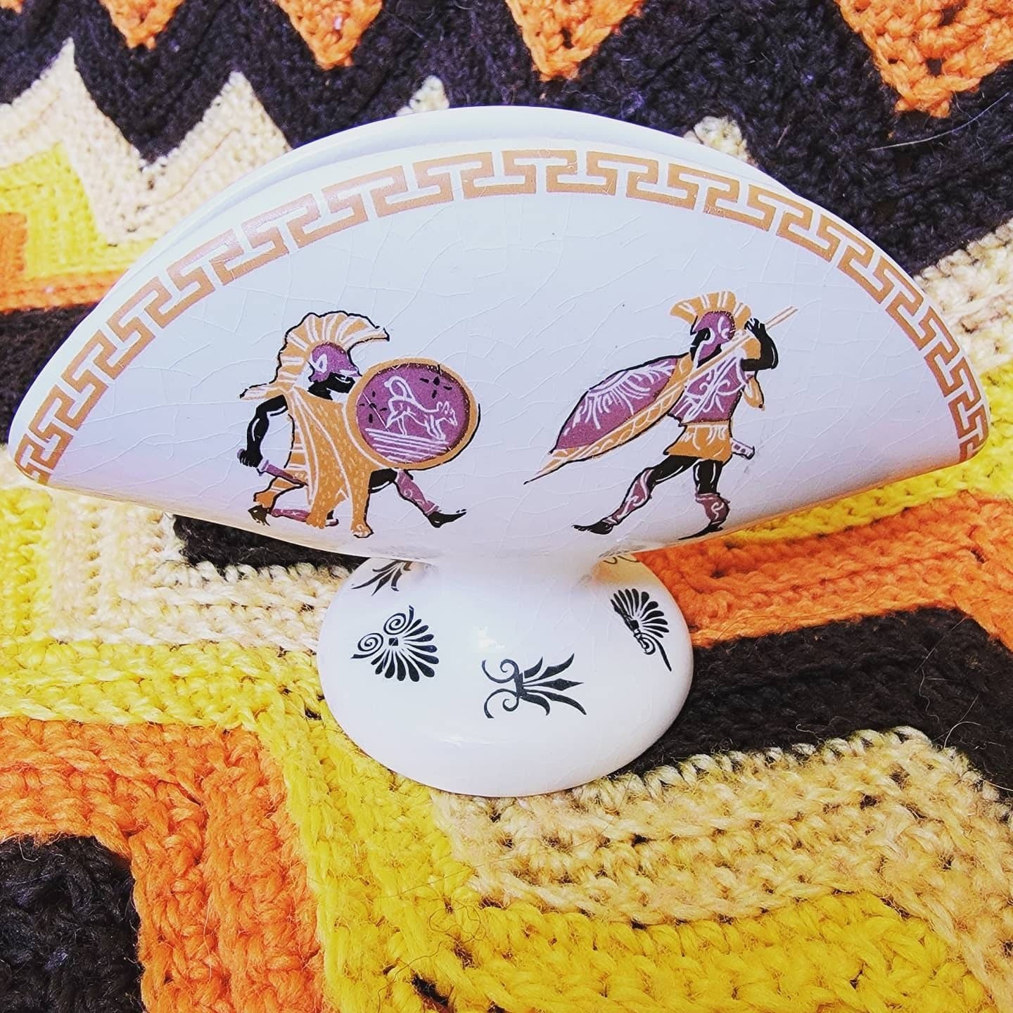 Ceramic Greek Taco Holder Art?