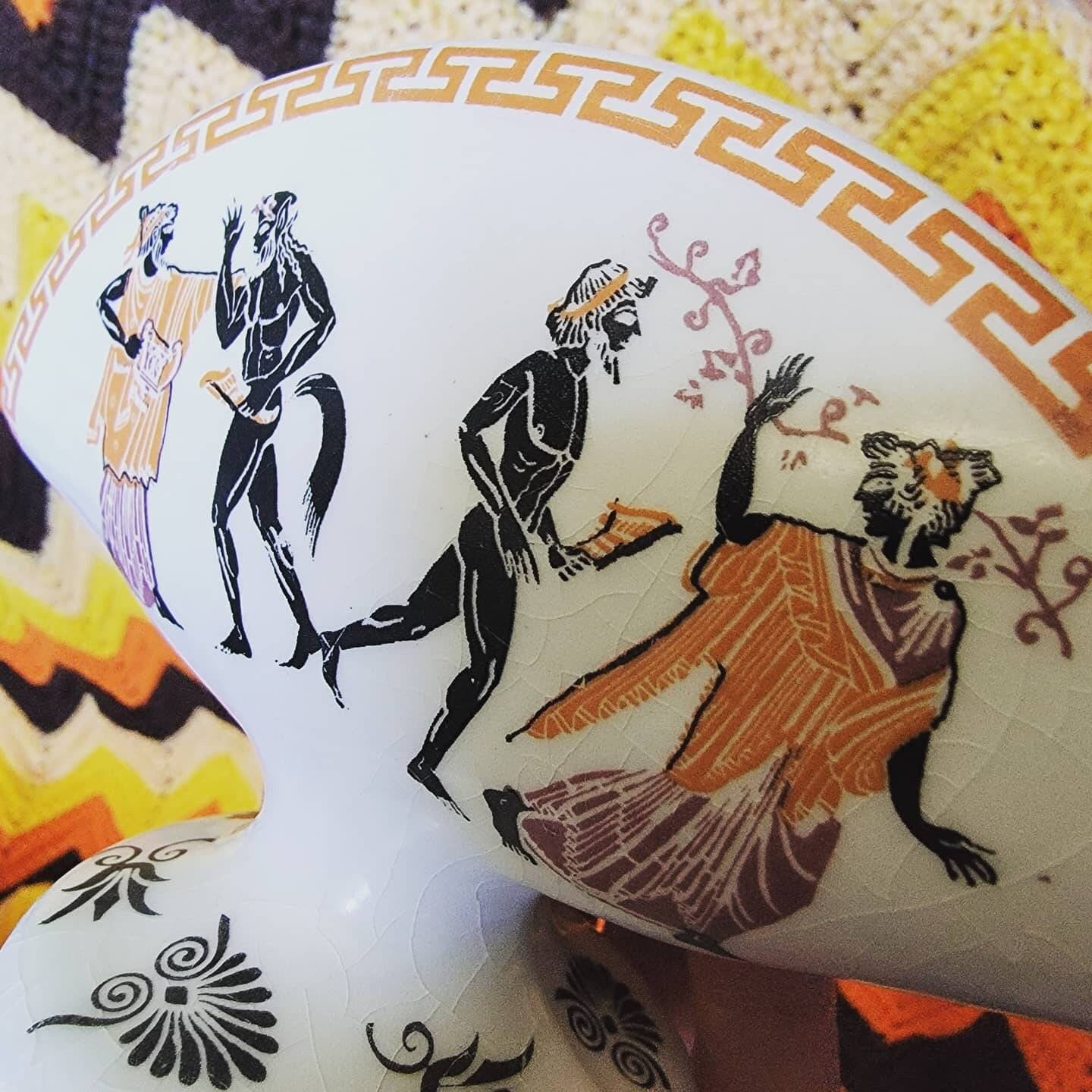 Ceramic Greek Taco Holder Art?