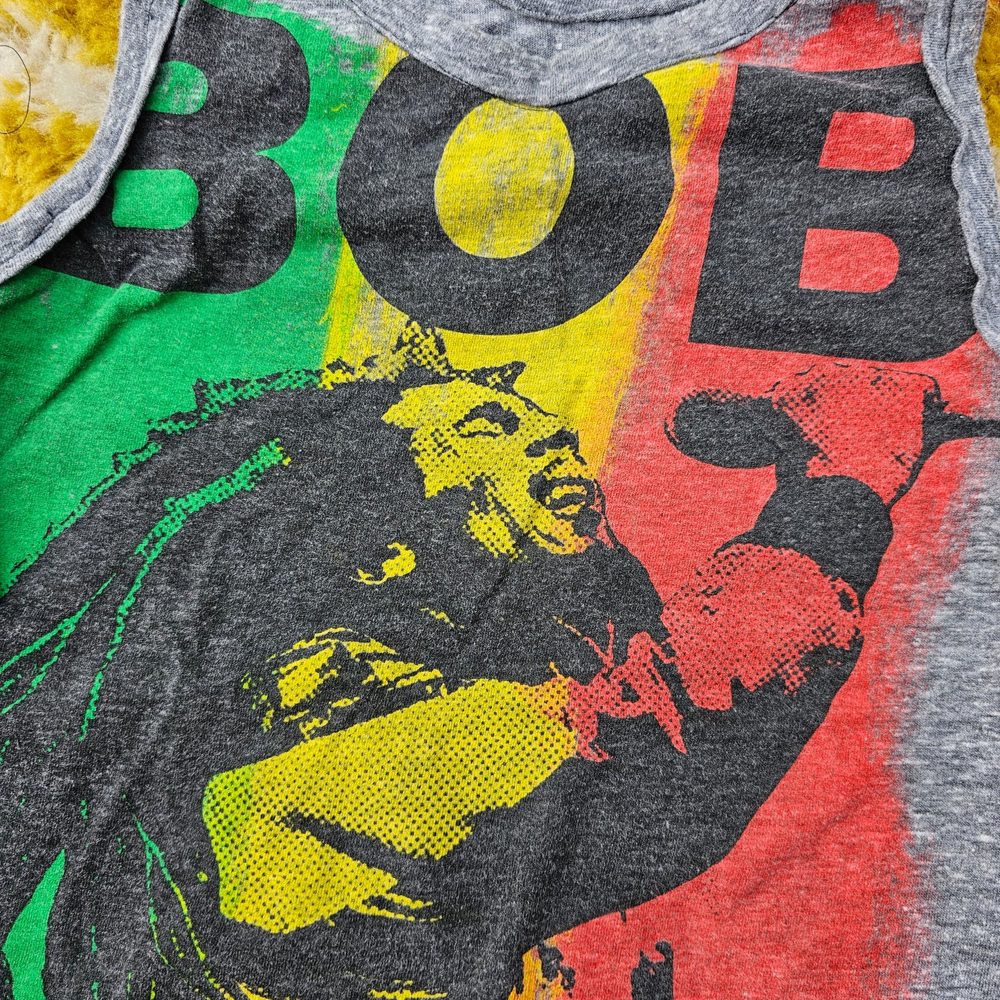 Bob Marley 3T Tank - Adult Tee Rework