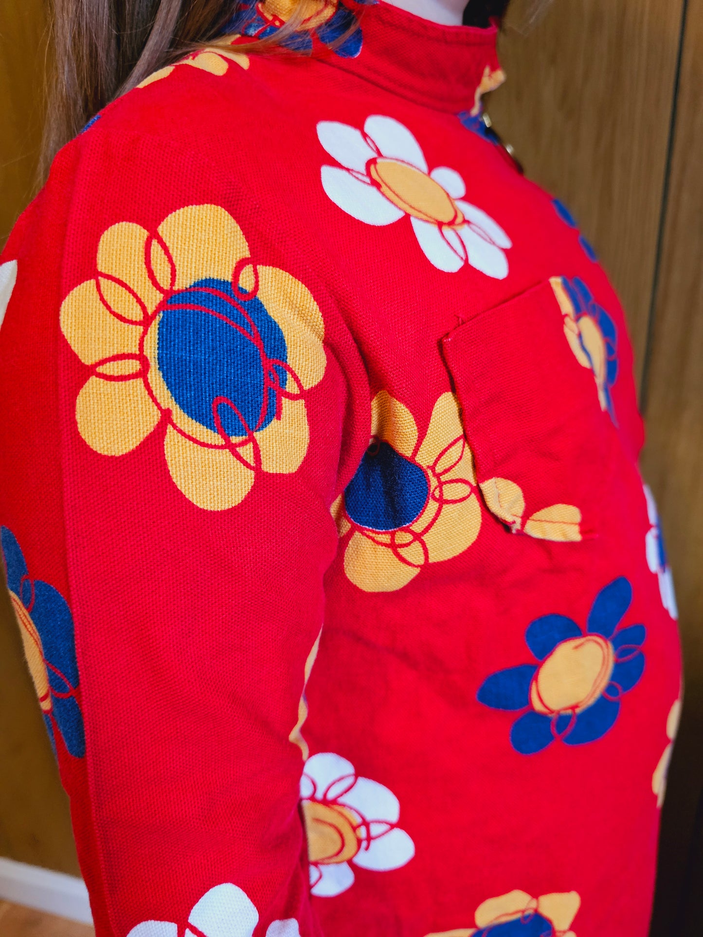 60s Girls Flower Power Dress (YS)