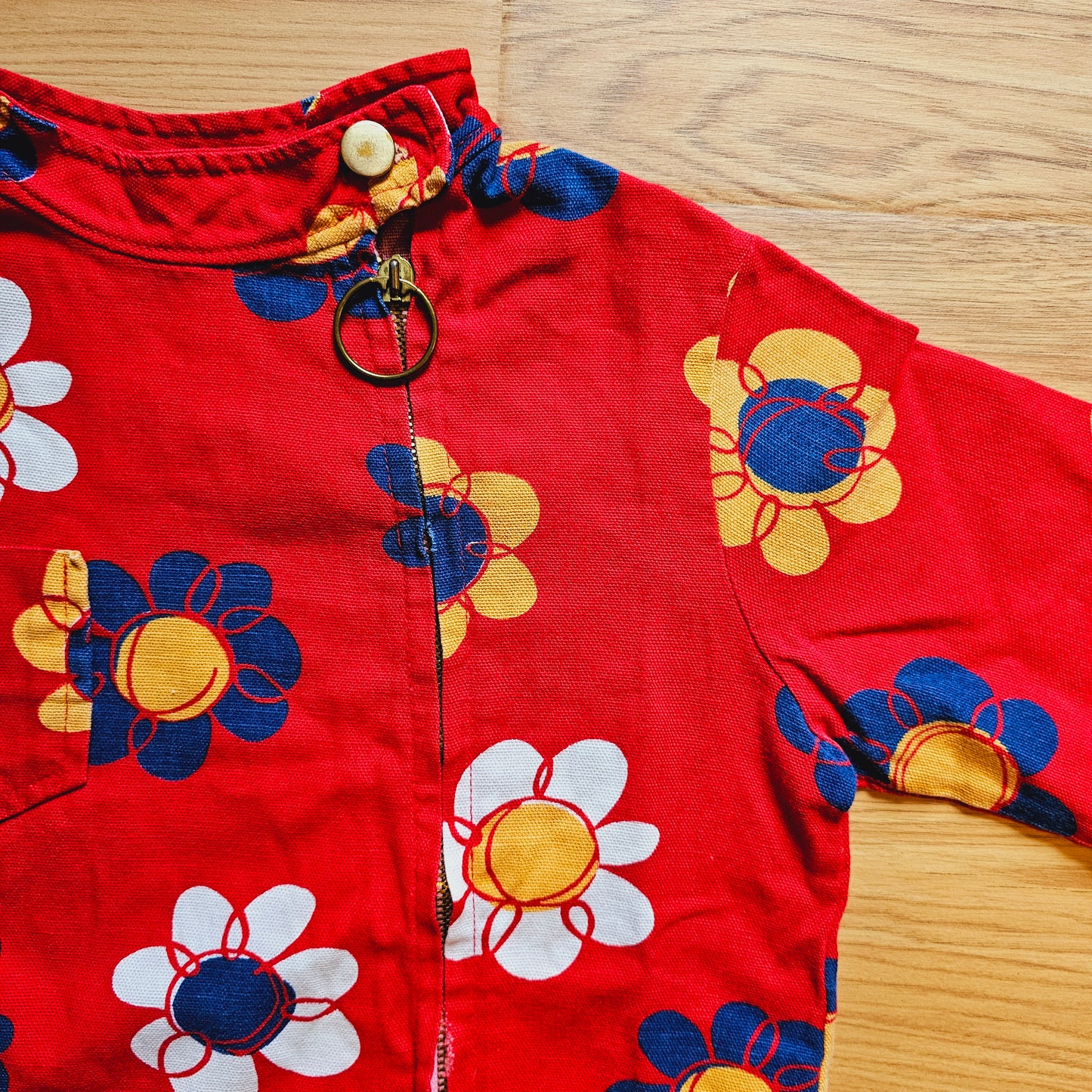 60s Girls Flower Power Dress (YS)
