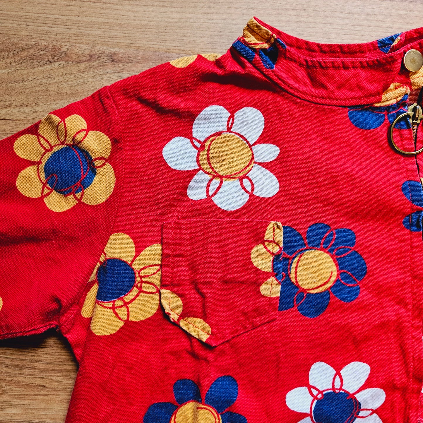 60s Girls Flower Power Dress (YS)
