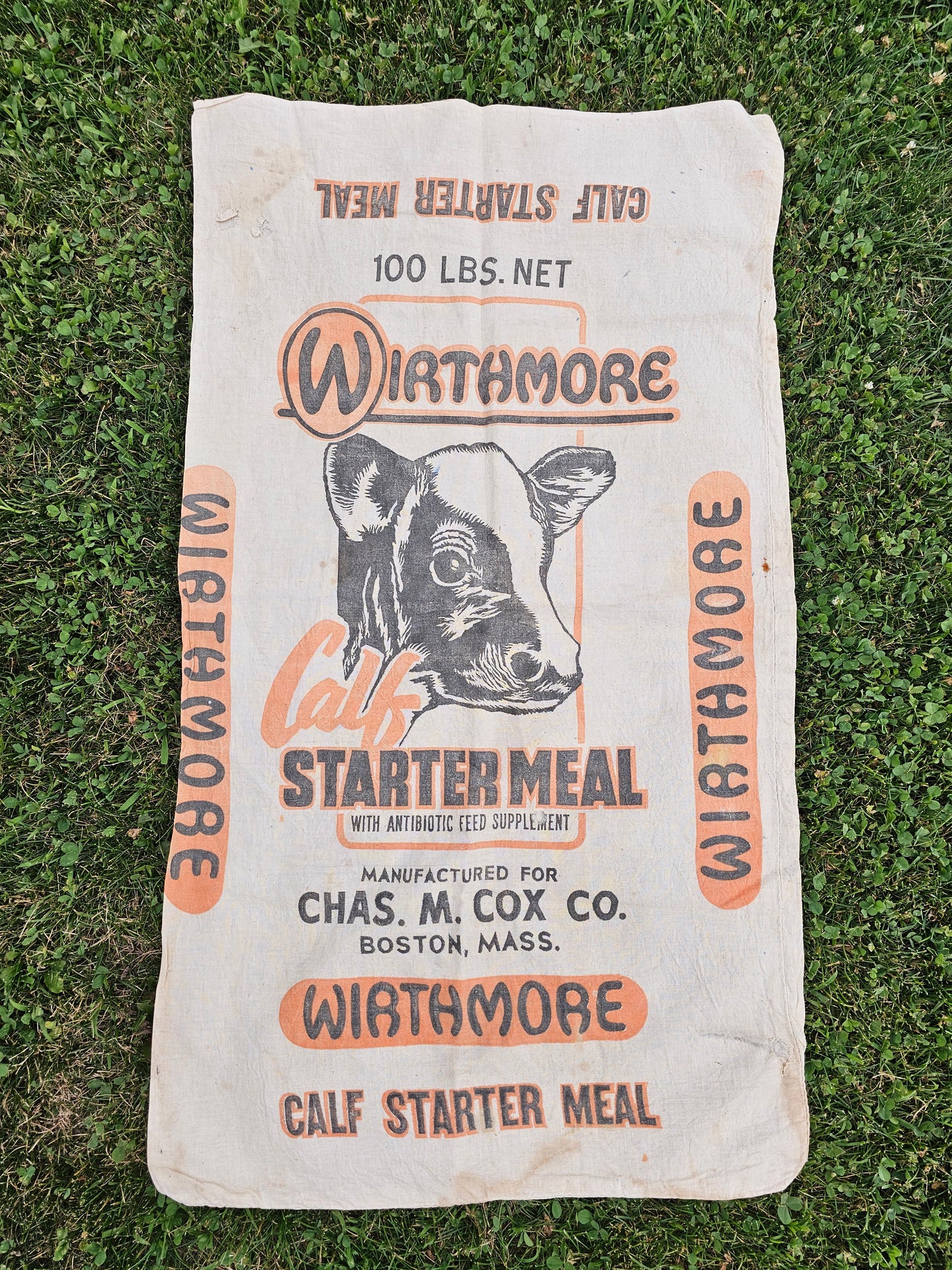 1930s Wirthmore Fabric Feed Sack