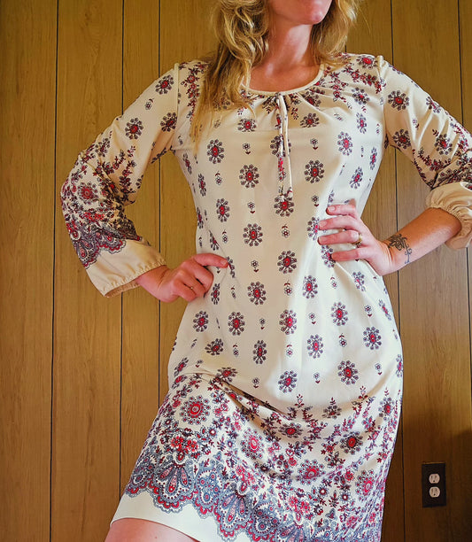 60s/70s Amy Adams dress (M)