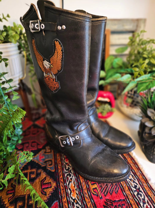 Vintage Harley Boots