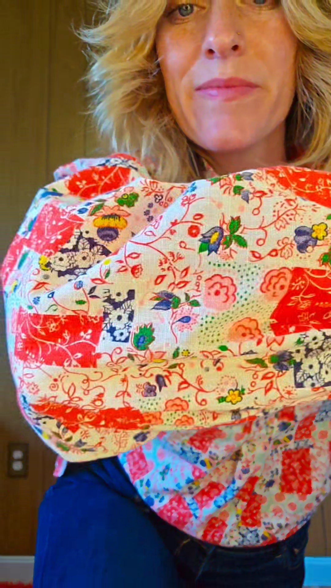 1960s Half-Button Down Shirt (M)