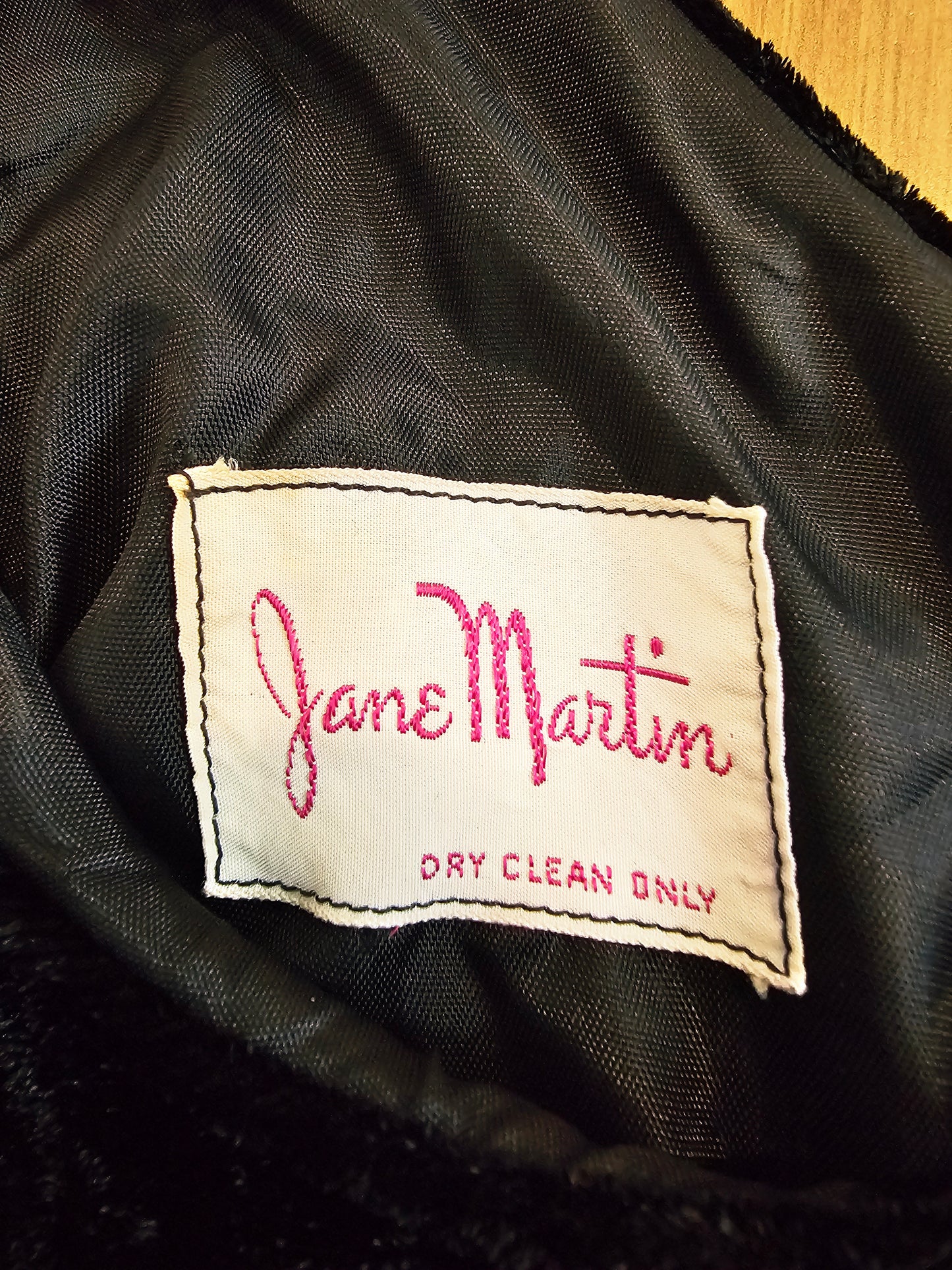 60s Jane Martin Velvet Pantalones Jumpsuit (XS/S)