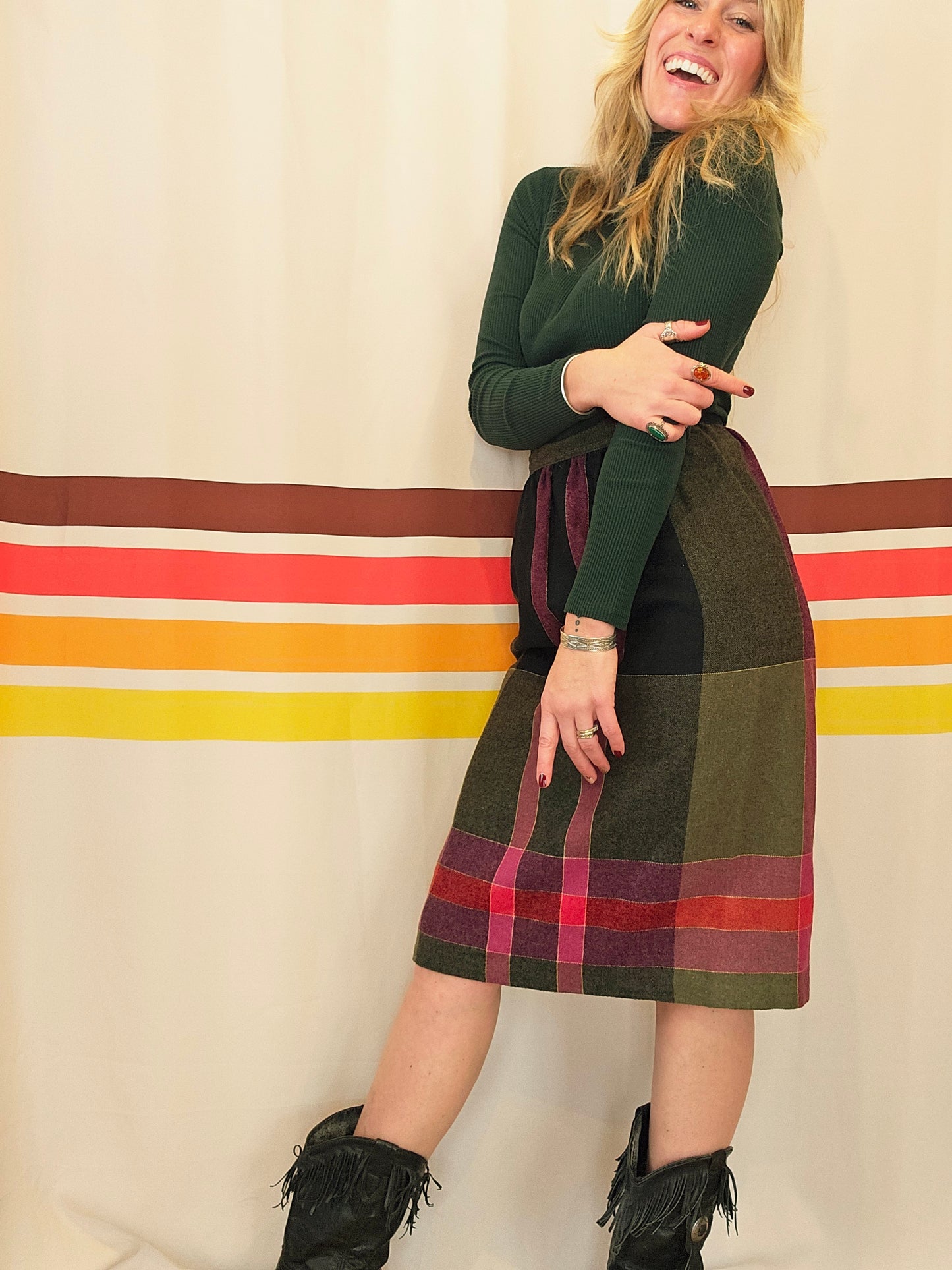 70s/80s Avon Fashions Skirt (S)