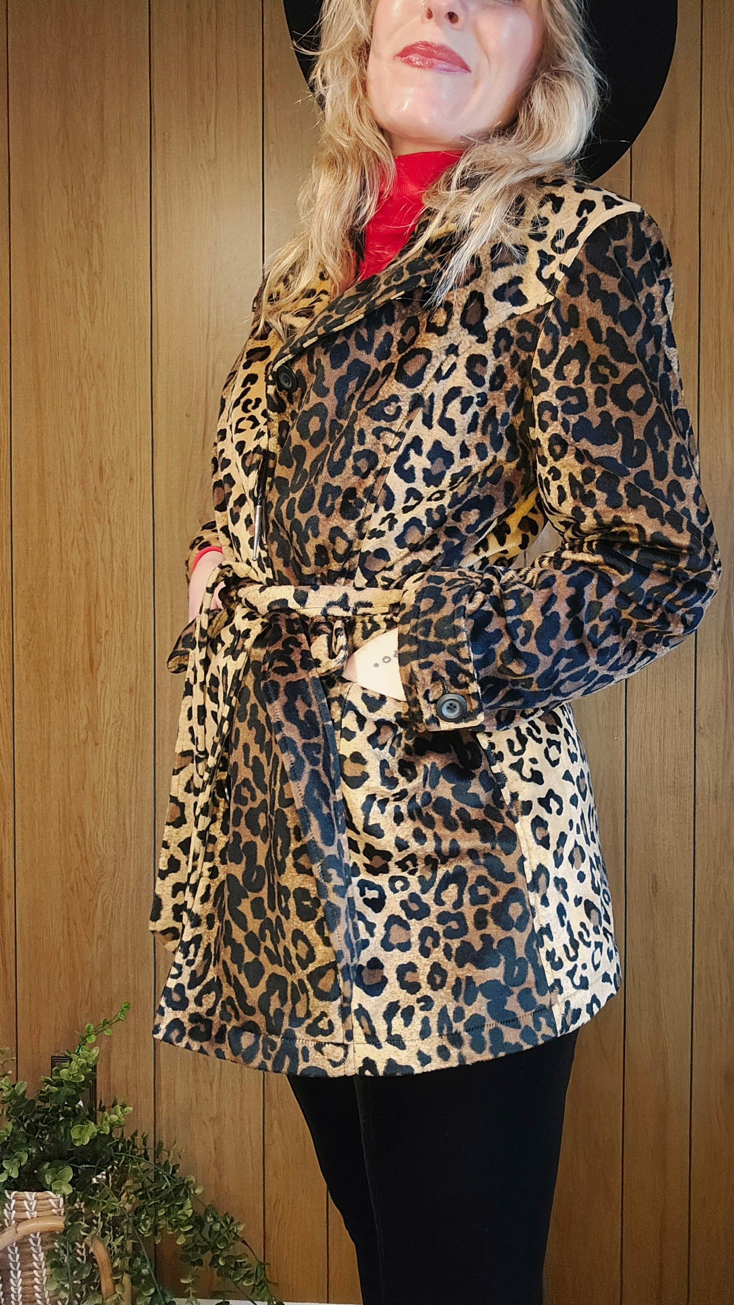 90s Mixit Leopard Coat (M)