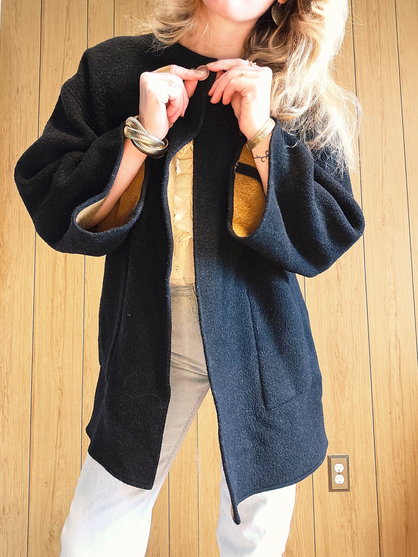 70s Wool Cardigan Jacket (M/L)