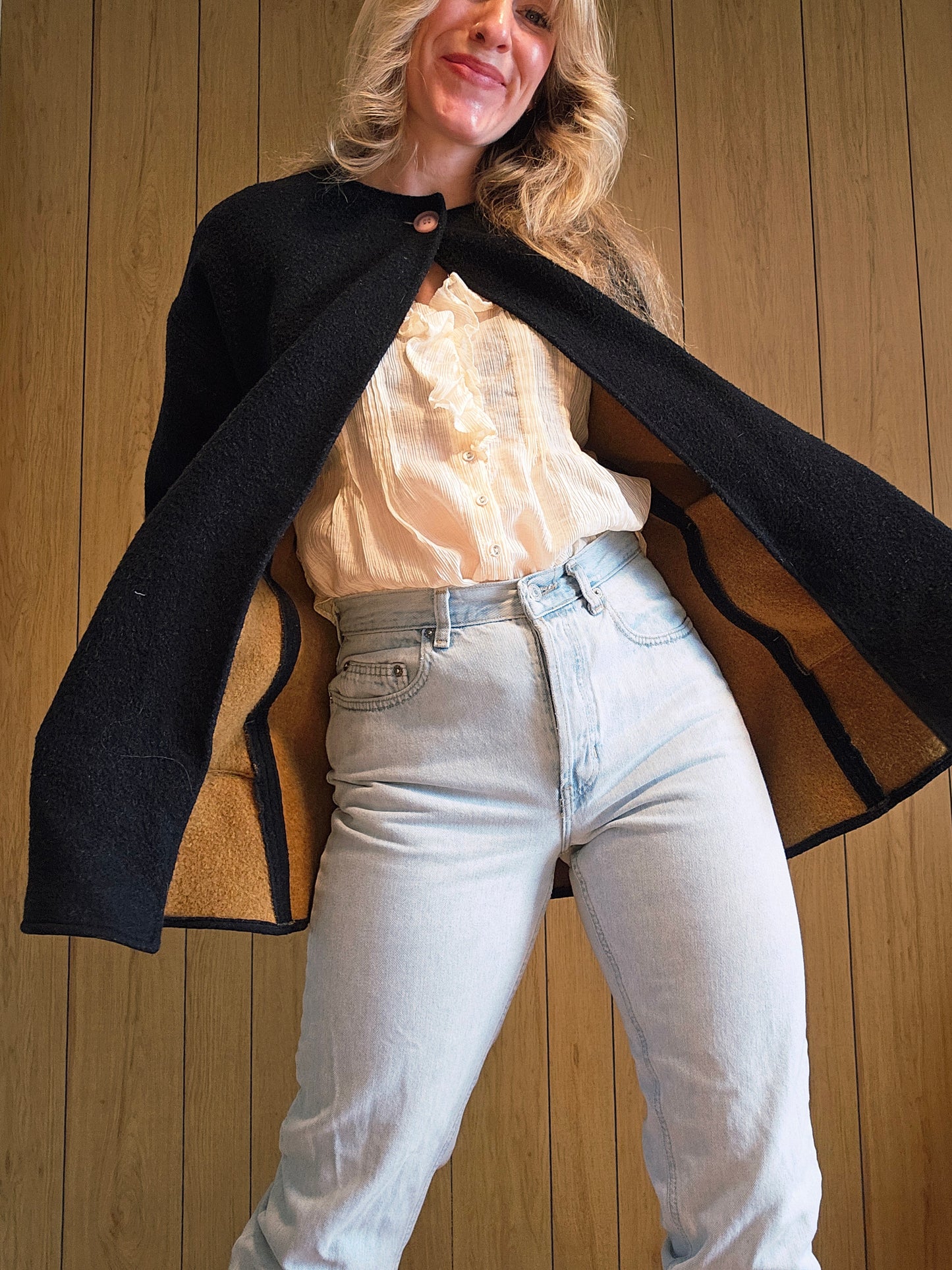 70s Wool Cardigan Jacket (M/L)