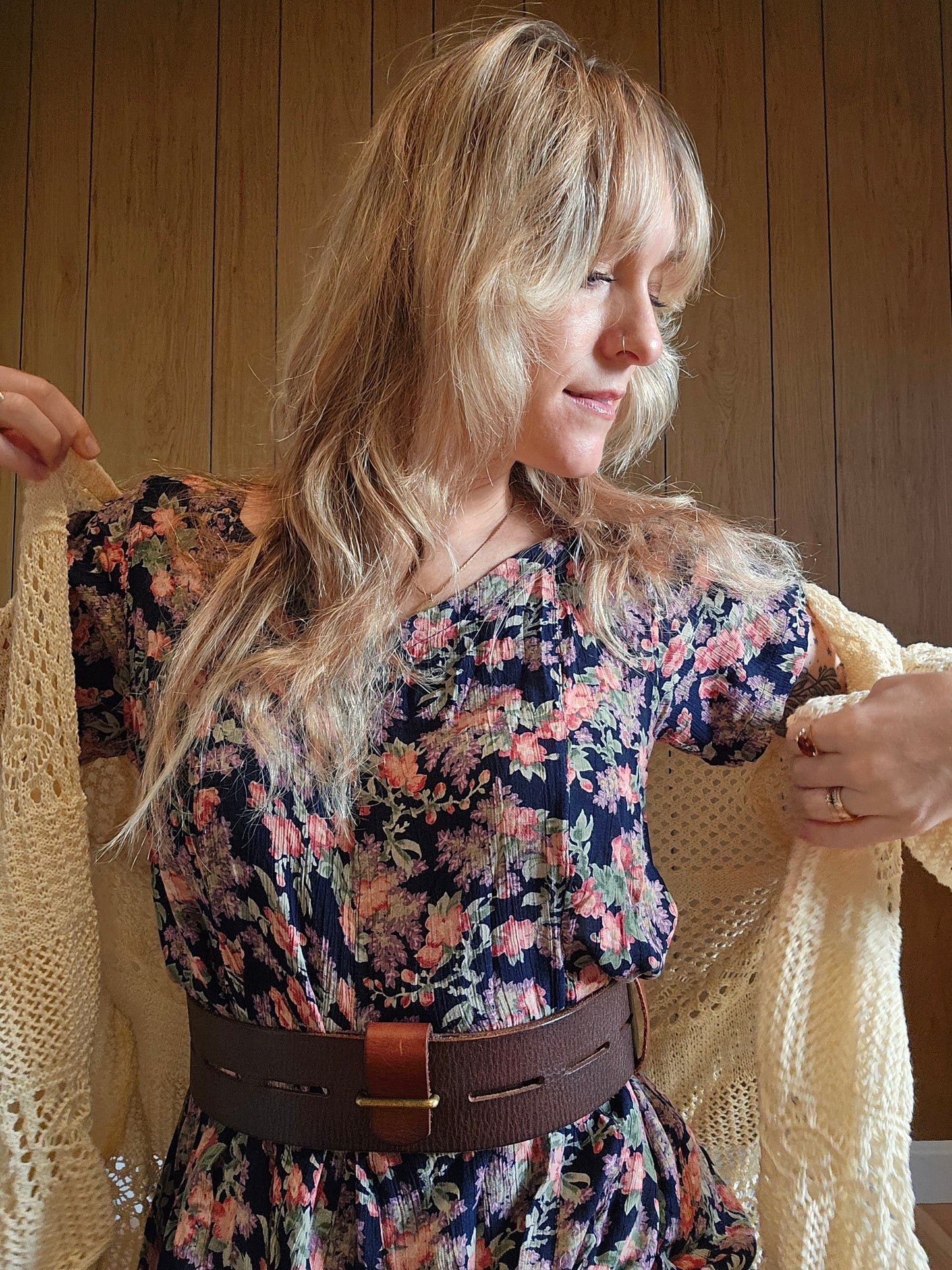 80s/90s Nostalgia Floral Dress (S-L)