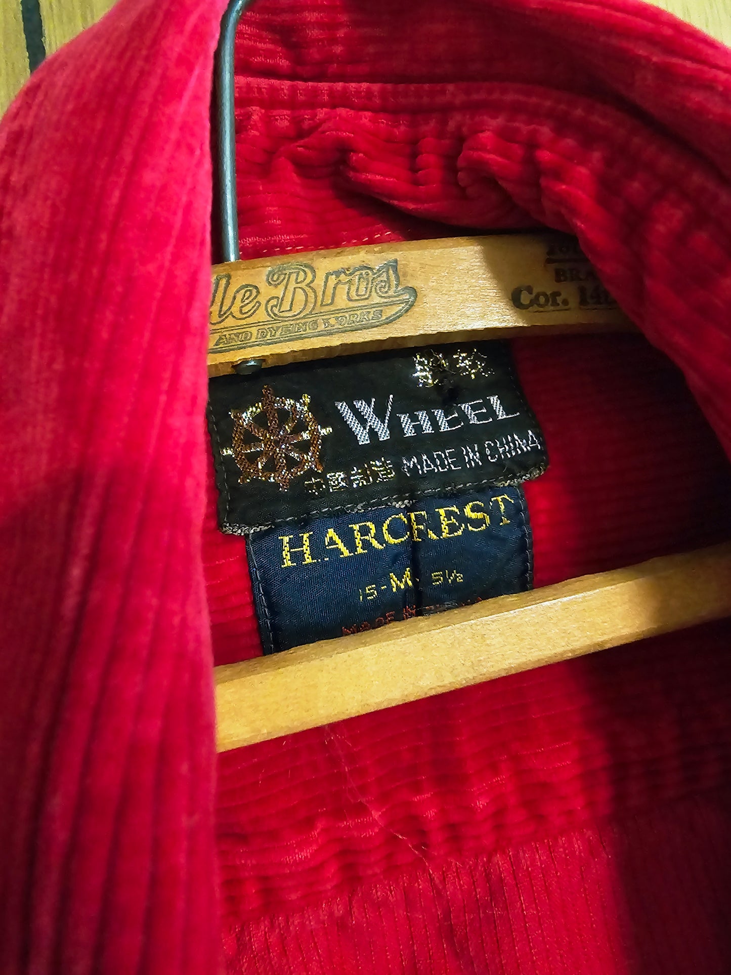60s Harcrest X Wheel Cordoroy Button Down (M-L-XL)