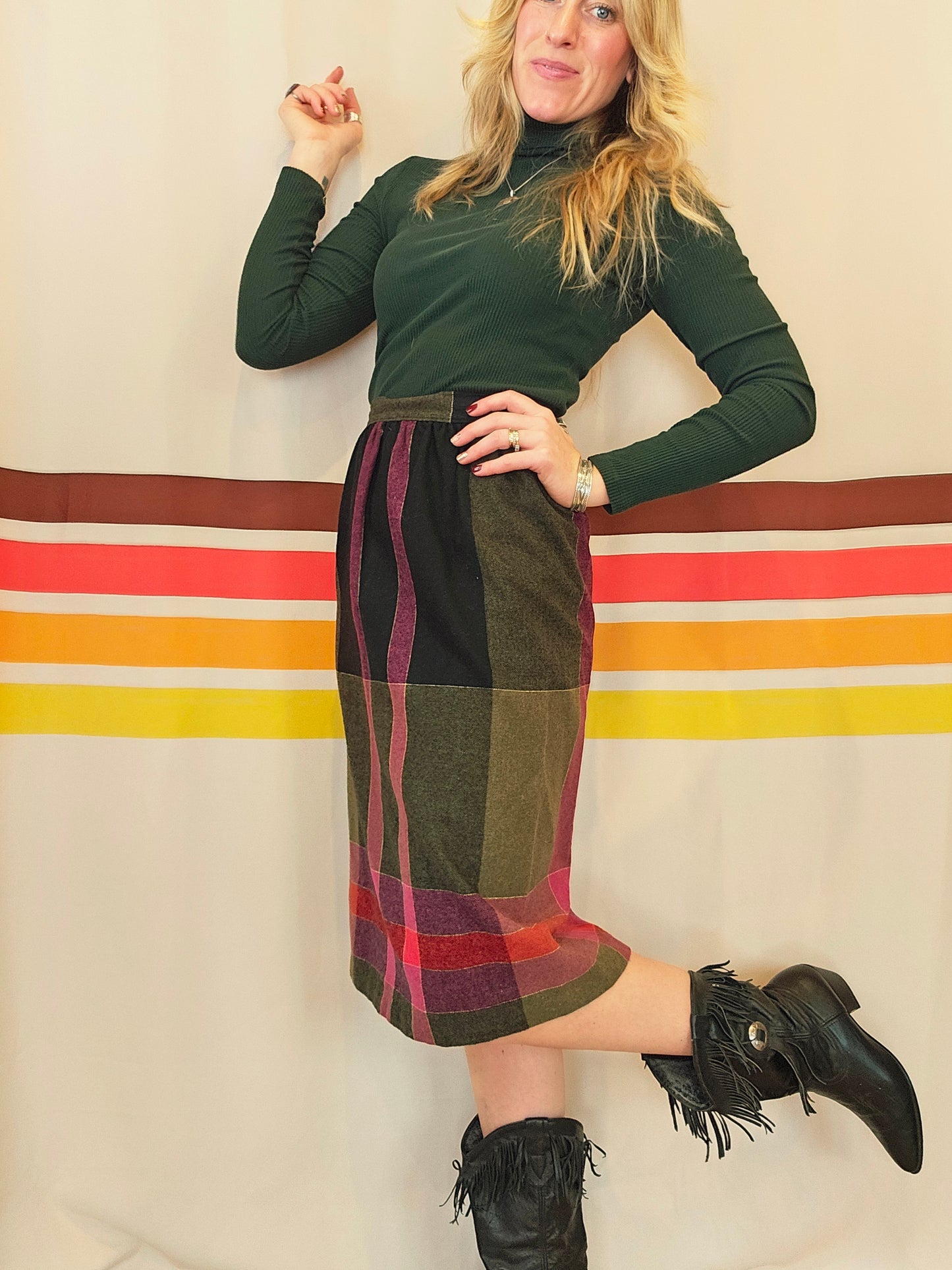 70s/80s Avon Fashions Skirt (S)