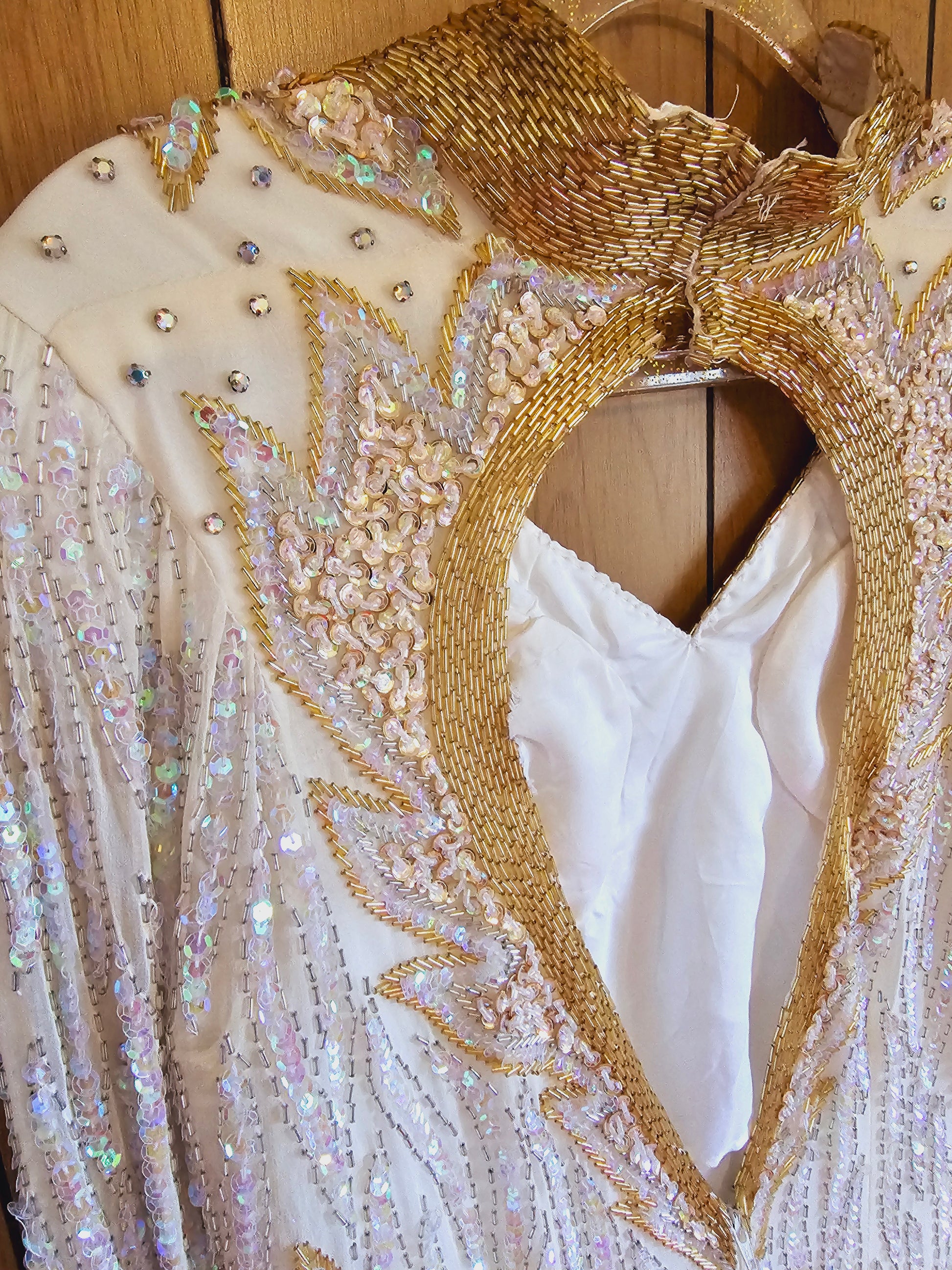Late 80s/Early 90s Landa Beaded Dress (M) Vice Of The Vintage Variety Late 80s/Early 90s Landa Beaded Dress (M) Vice Of The Vintage Variety