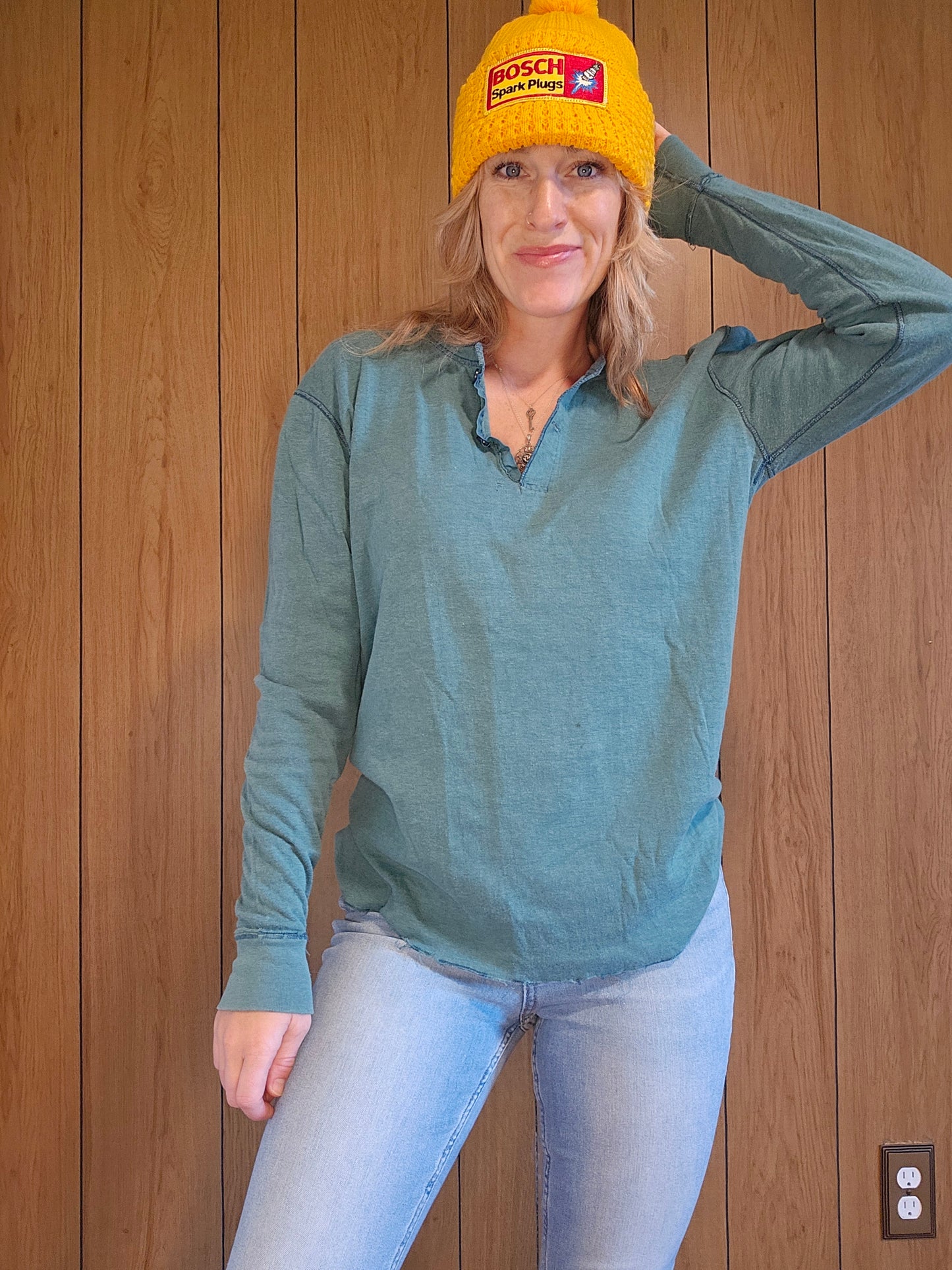 70s/80s Green Thermal (M)
