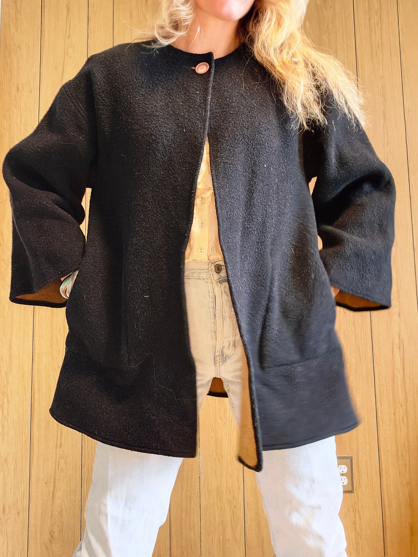 70s Wool Cardigan Jacket (M/L)