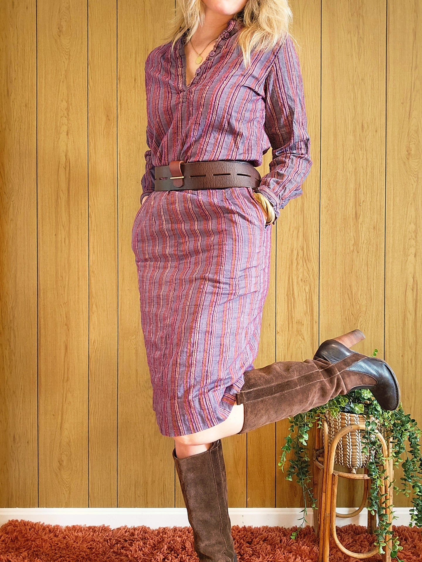 60s Royal Silk 2-Piece Set (S/M)