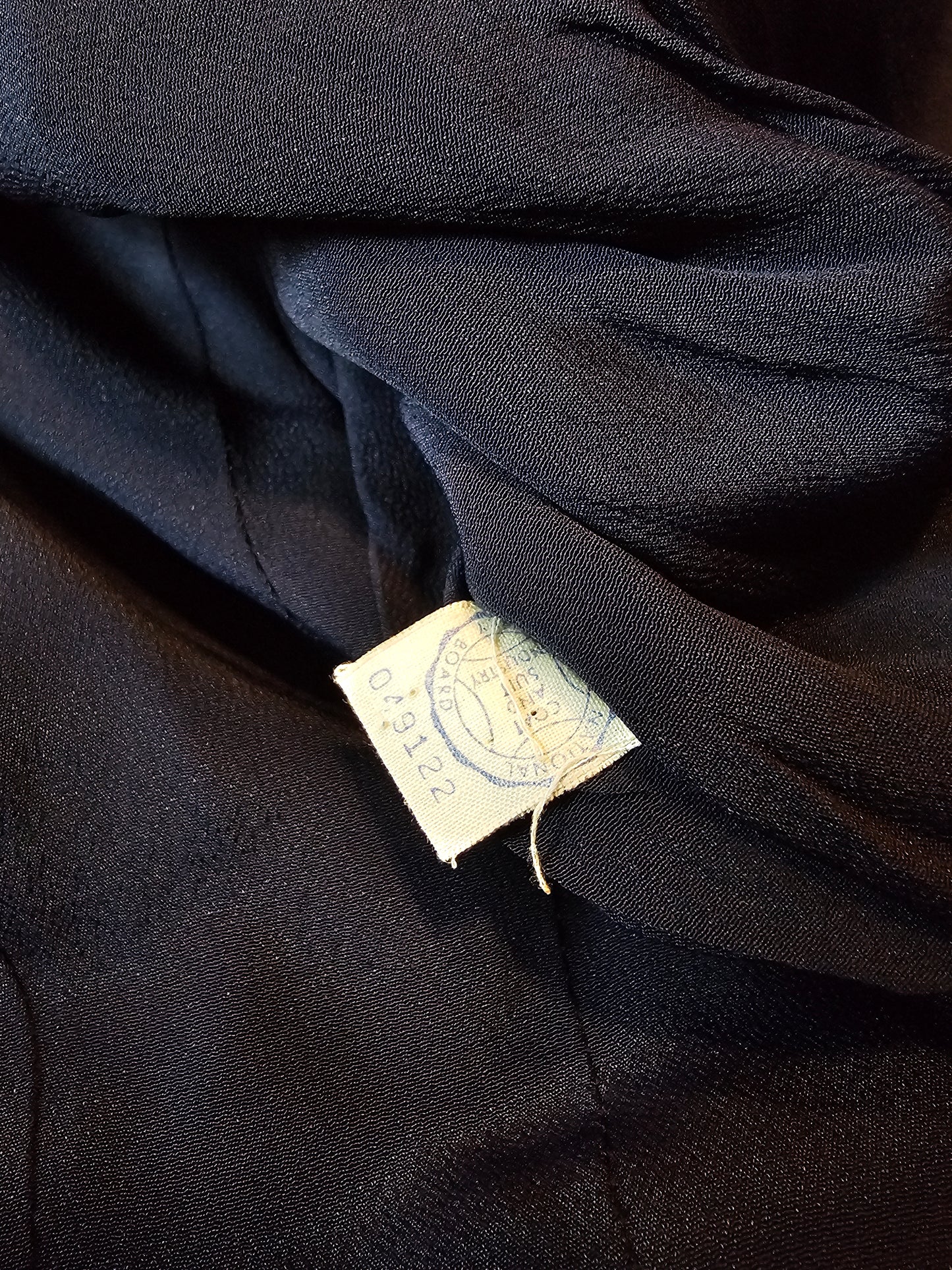 1950s Navy Blue Skirt Suit (XS/S)