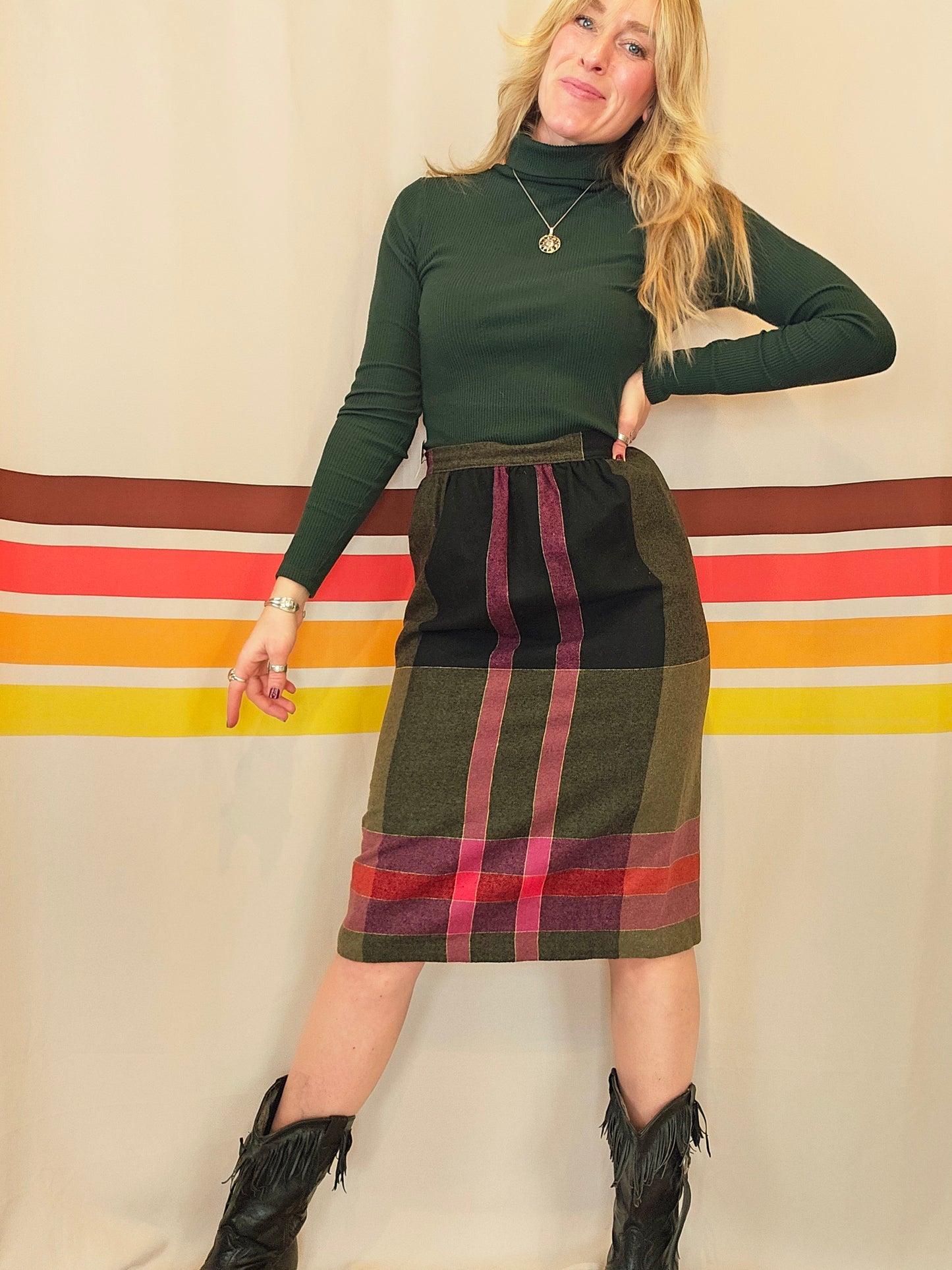 70s/80s Avon Fashions Skirt (S)