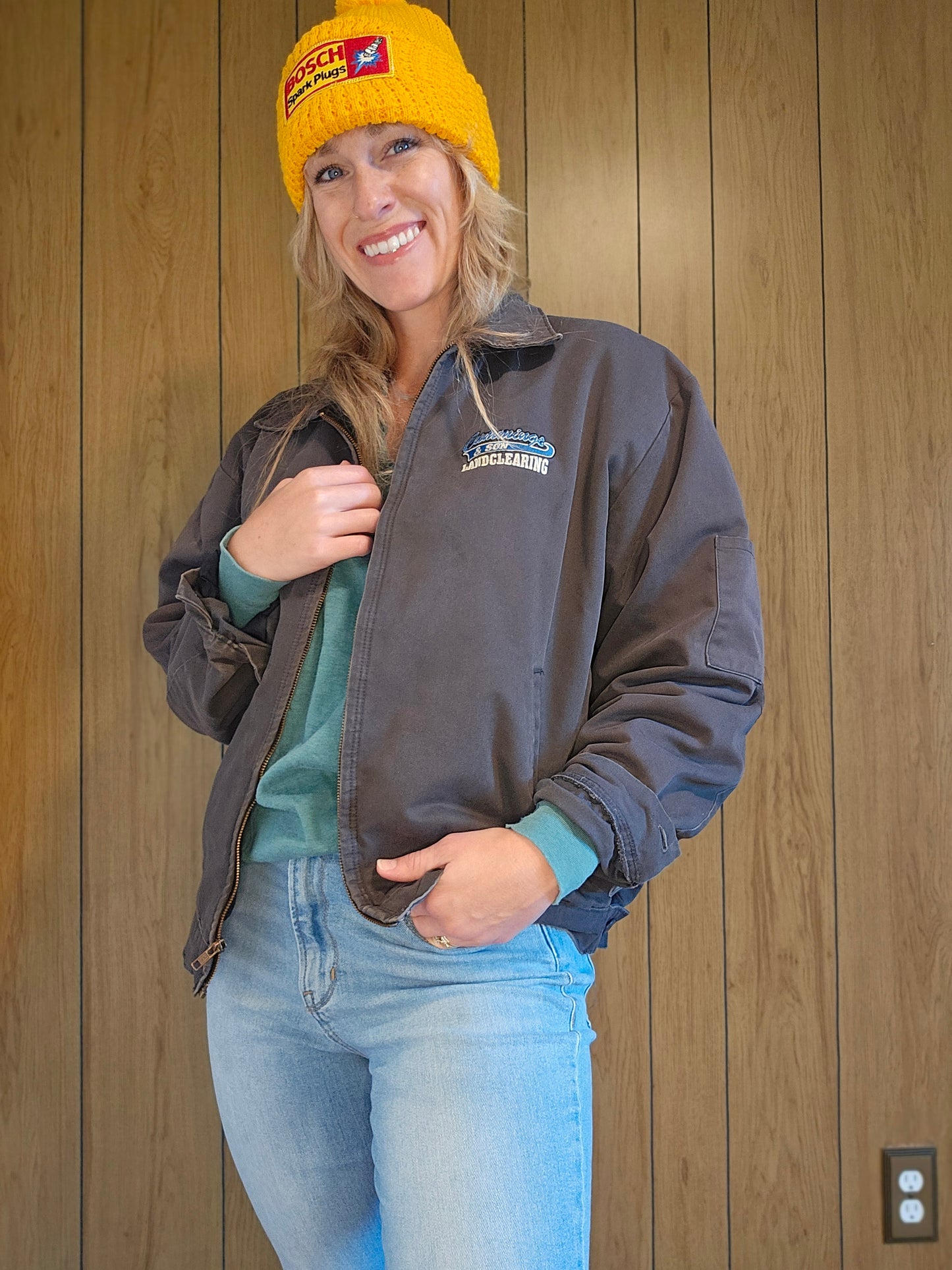 70s/80s Green Thermal (M)