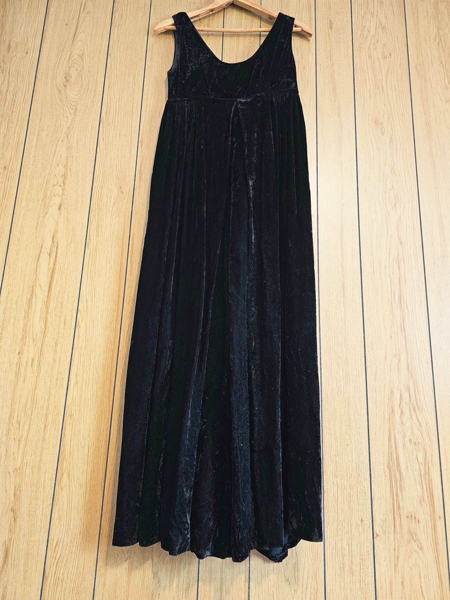 60s Jane Martin Velvet Pantalones Jumpsuit (XS/S)