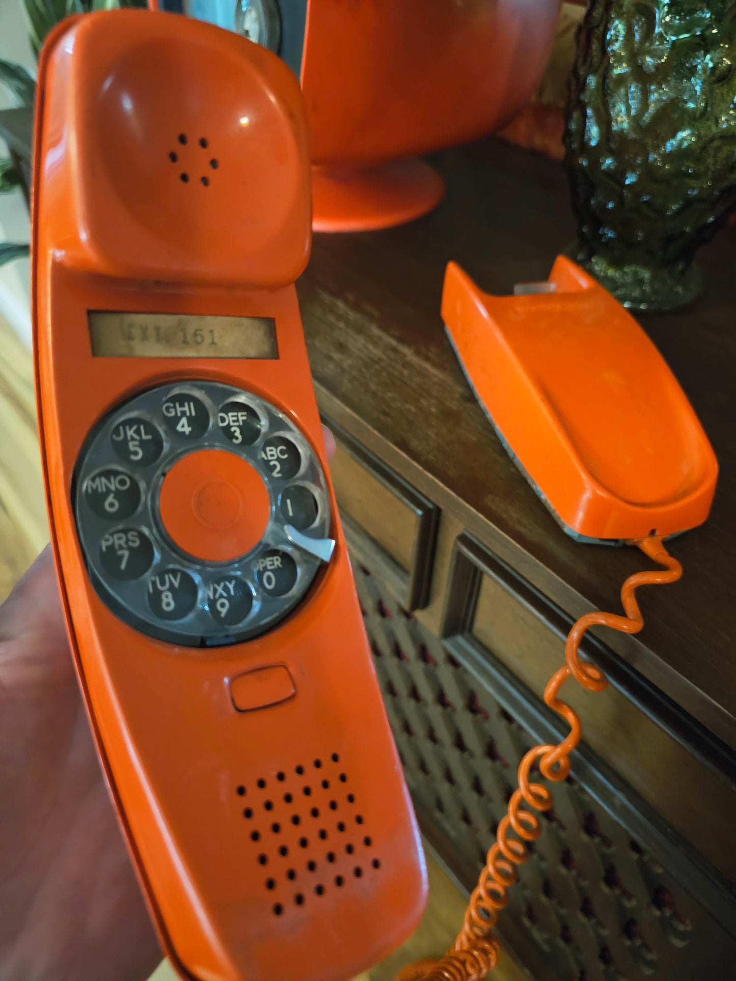 1976 Orange Rotary Phone
