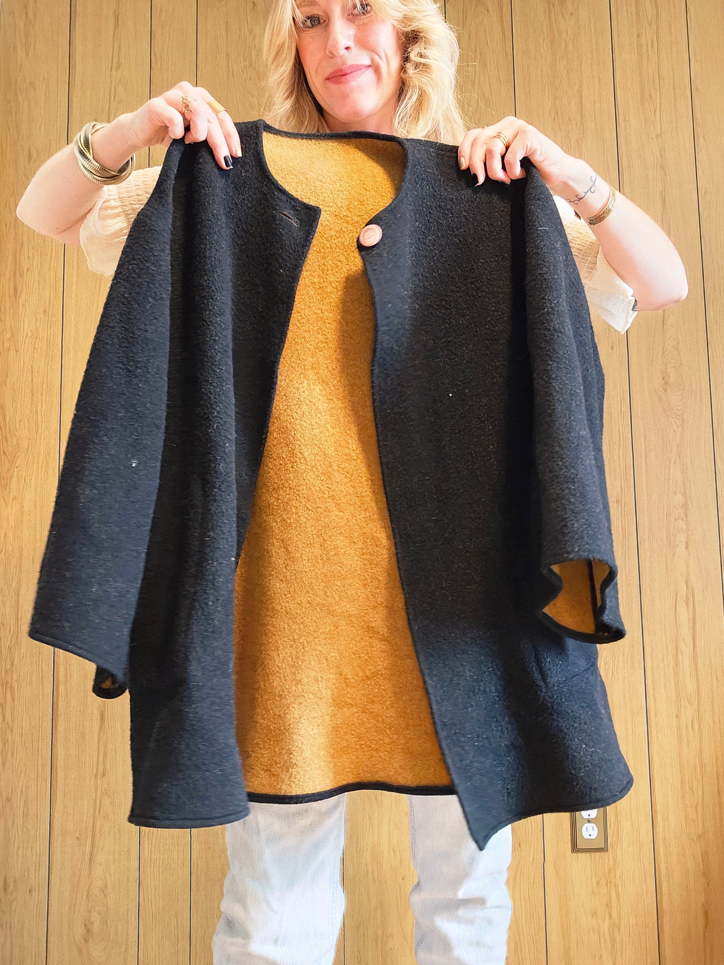 70s Wool Cardigan Jacket (M/L)