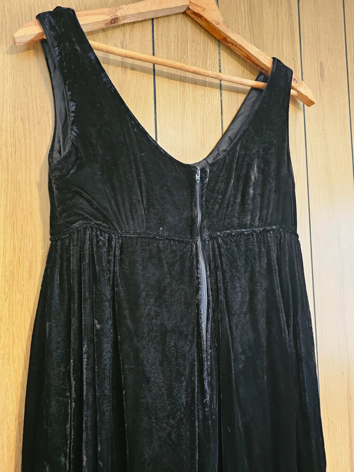 60s Jane Martin Velvet Pantalones Jumpsuit (XS/S)