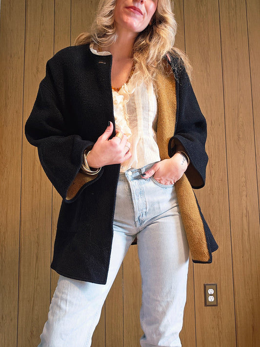 70s Wool Cardigan Jacket (M/L)